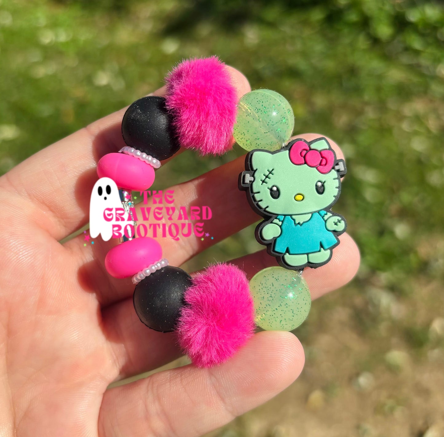 Frankenkitty Tumbler Charm