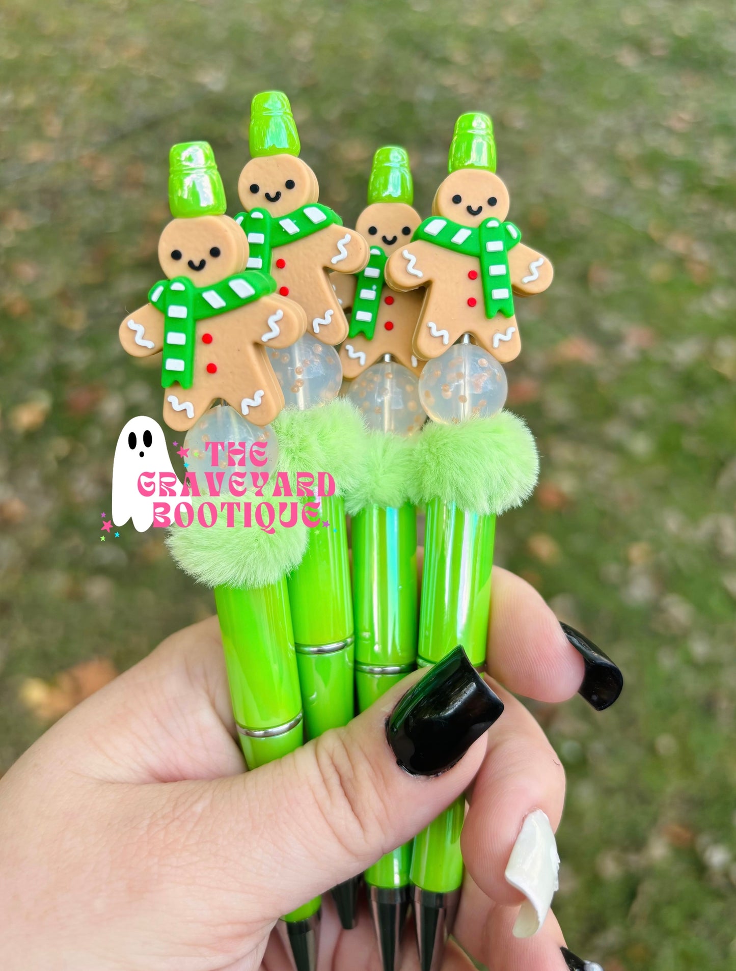 Green Gingerbread Pen