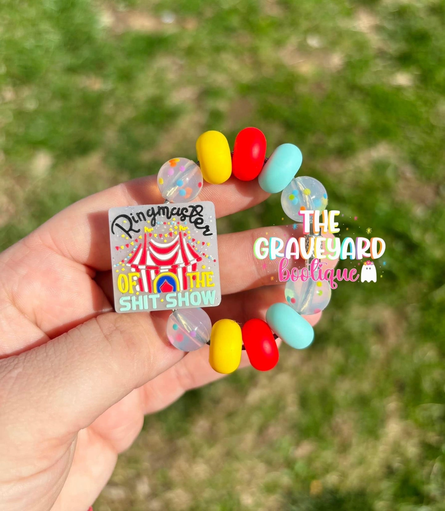 Ringmaster Of The Sh*t Show Tumbler Charm