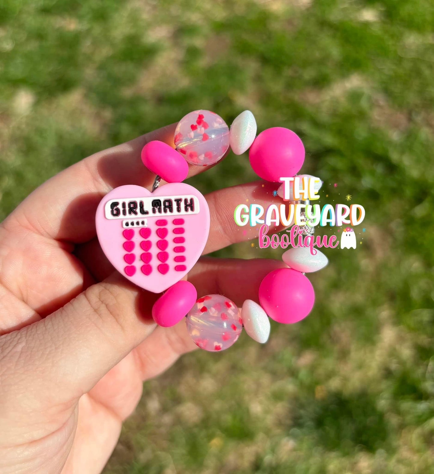 Girl Math Tumbler Charm