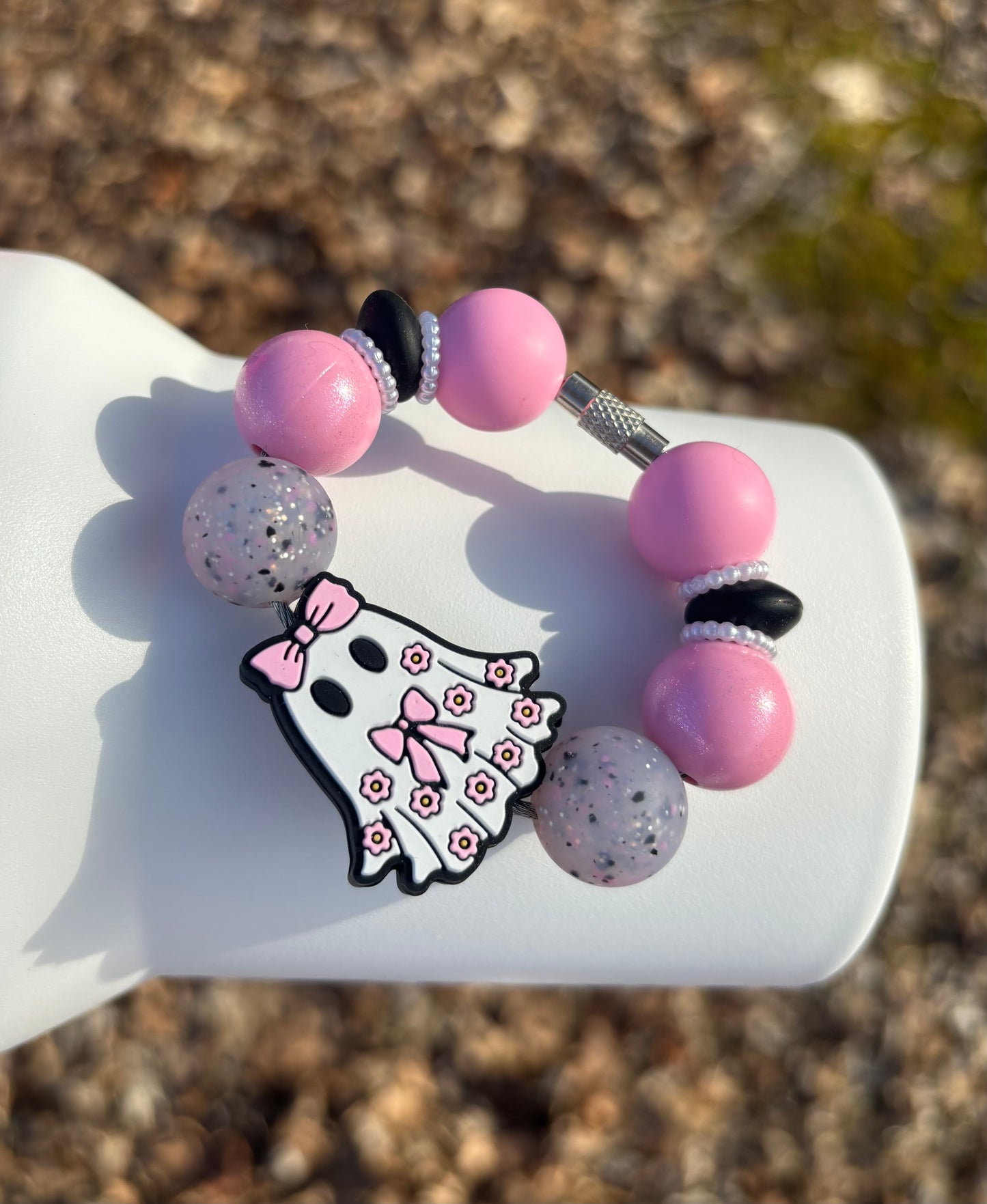 Coquette Ghost Charm