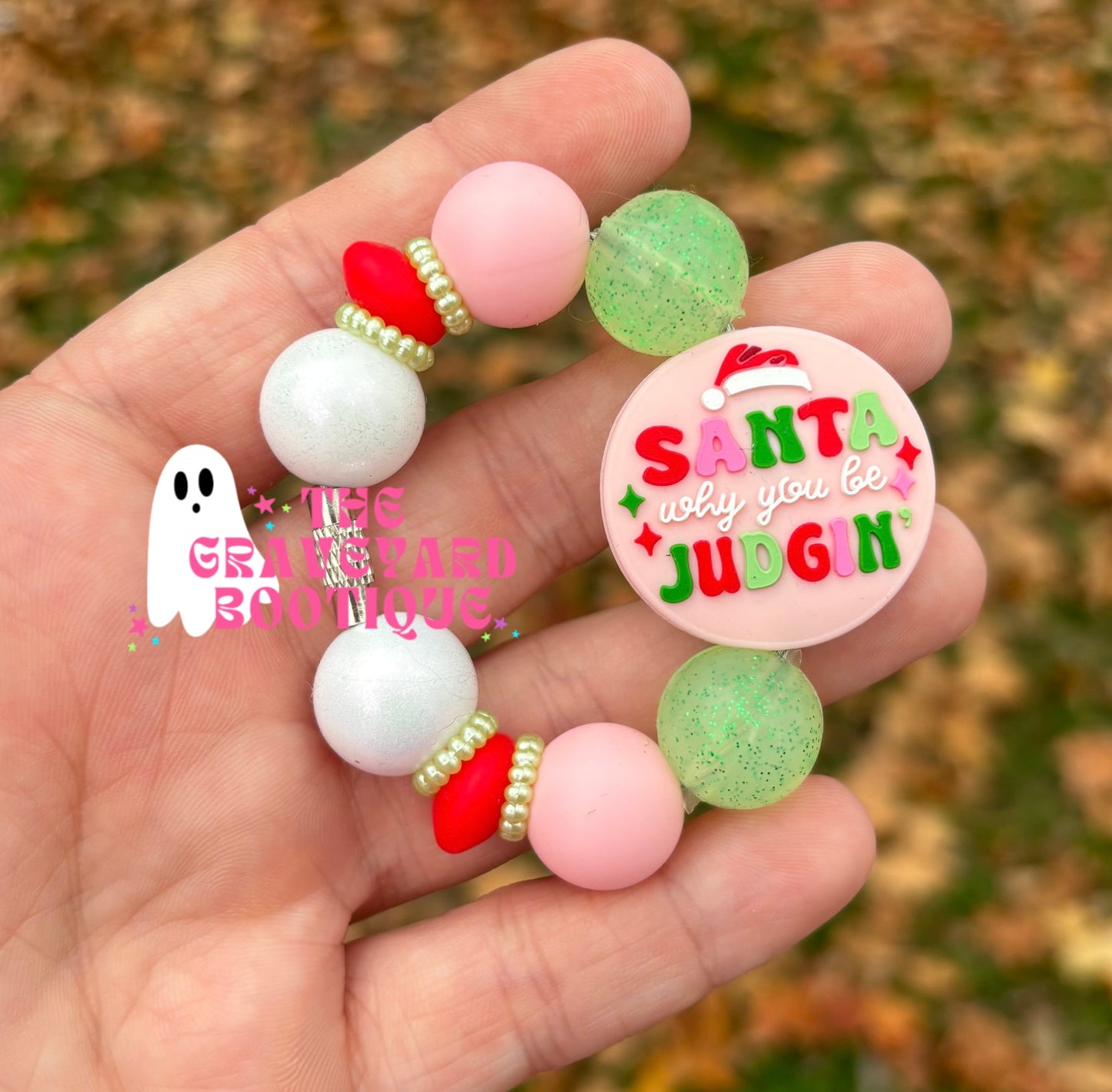 Santa Why You Be Judgin Charm