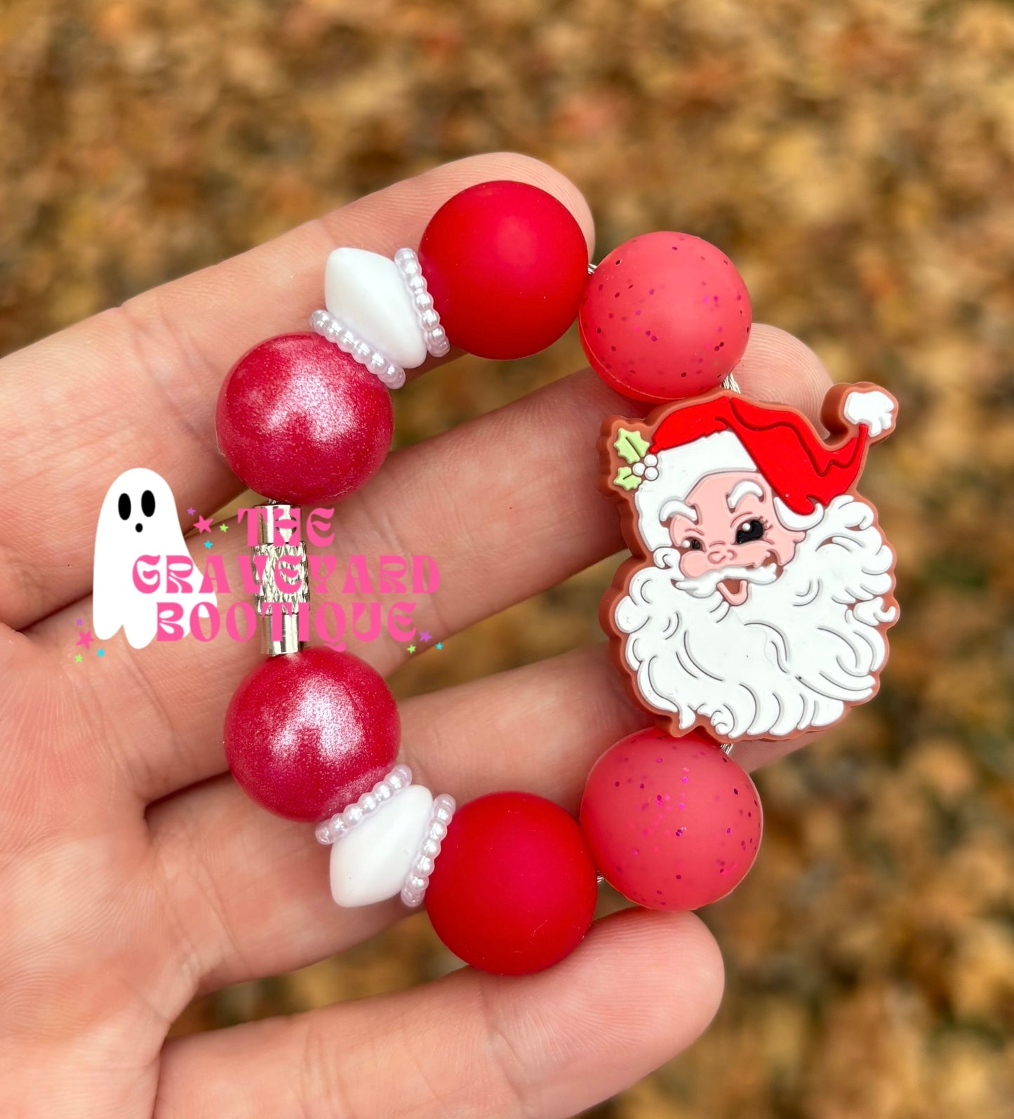 Santa Tumbler Charm