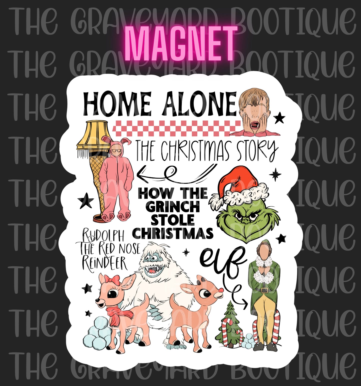 Christmas Movies Magnet