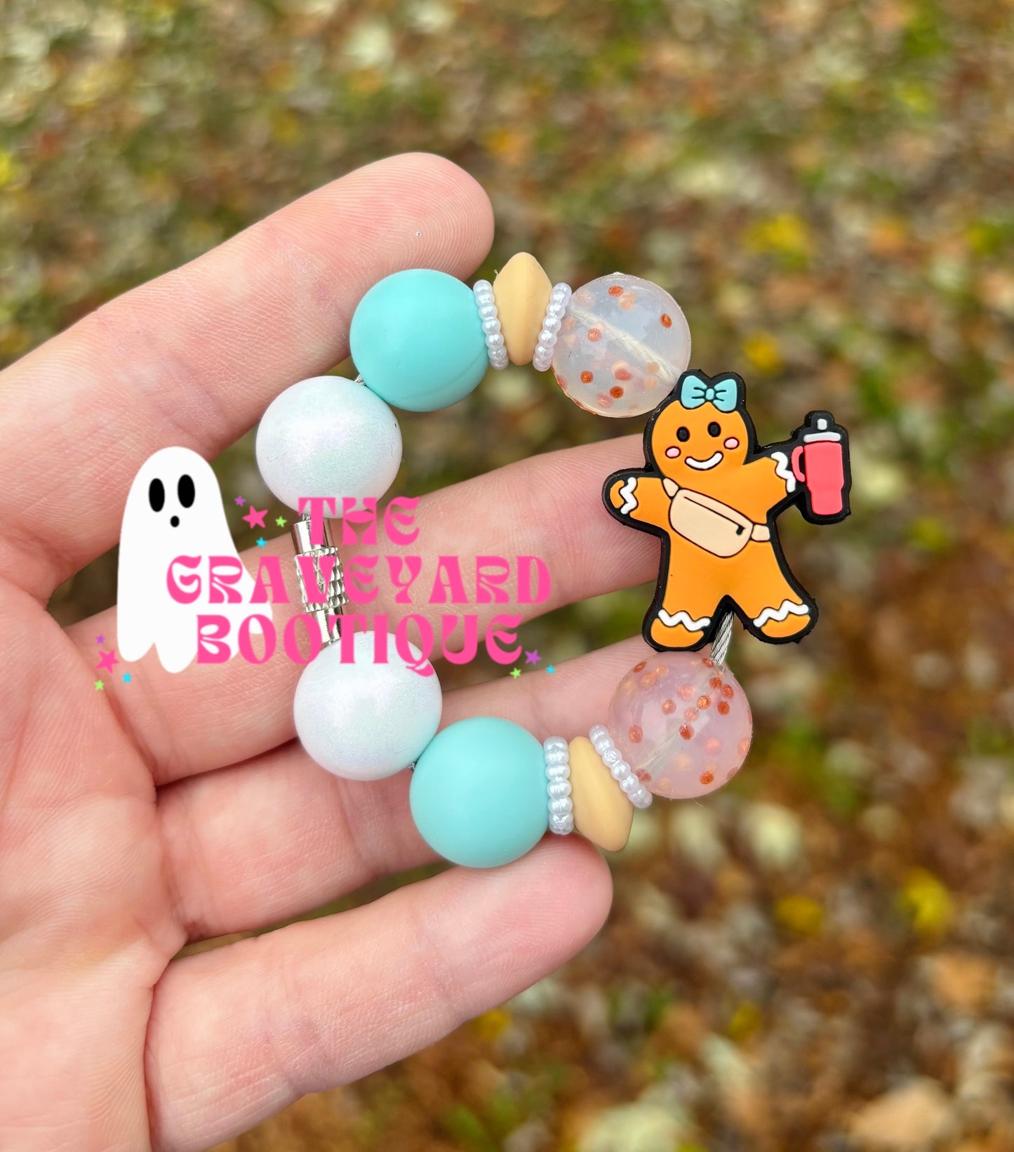 Boujee Gingerbread Charm