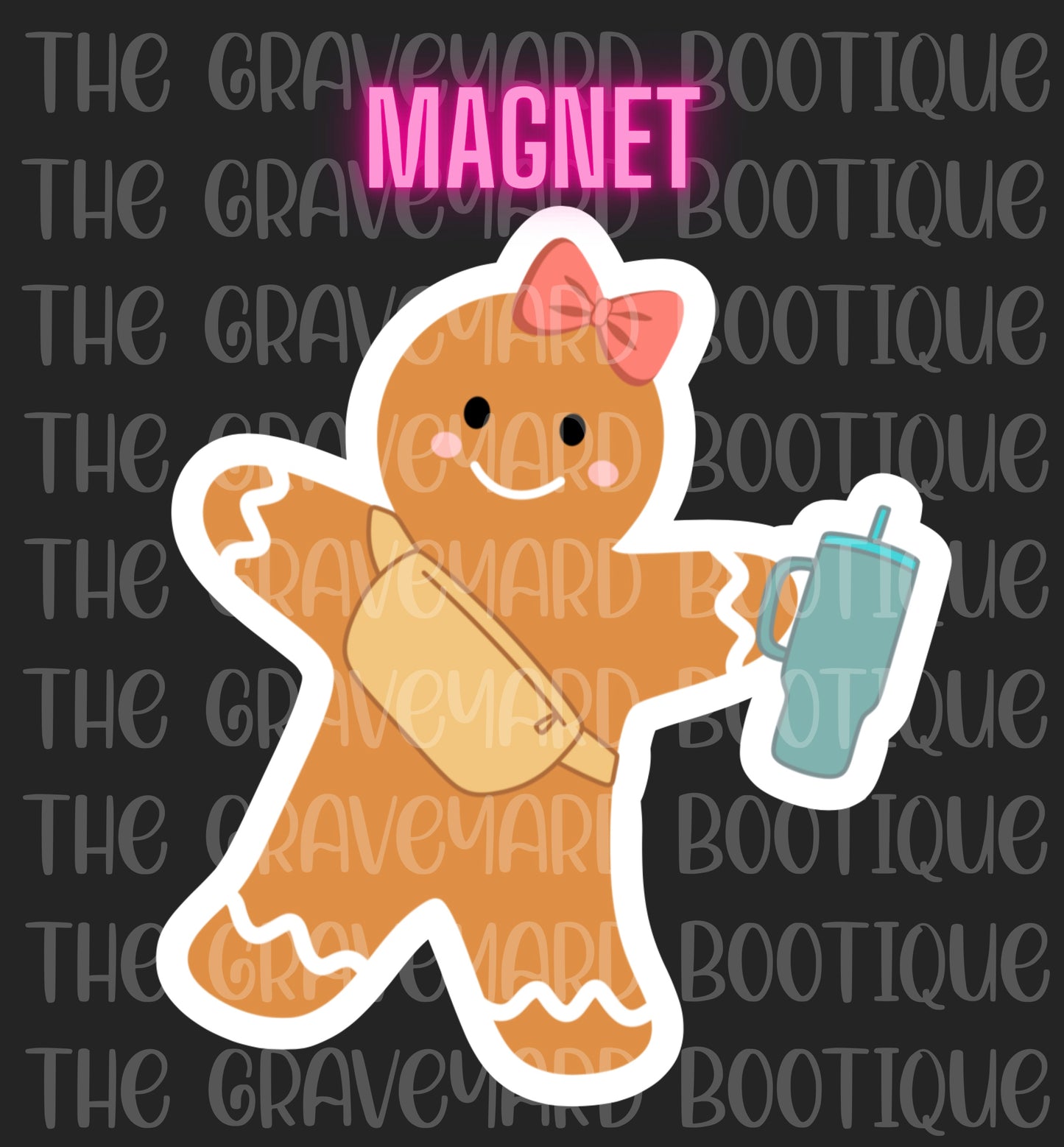 Boujee Gingerbread Magnet