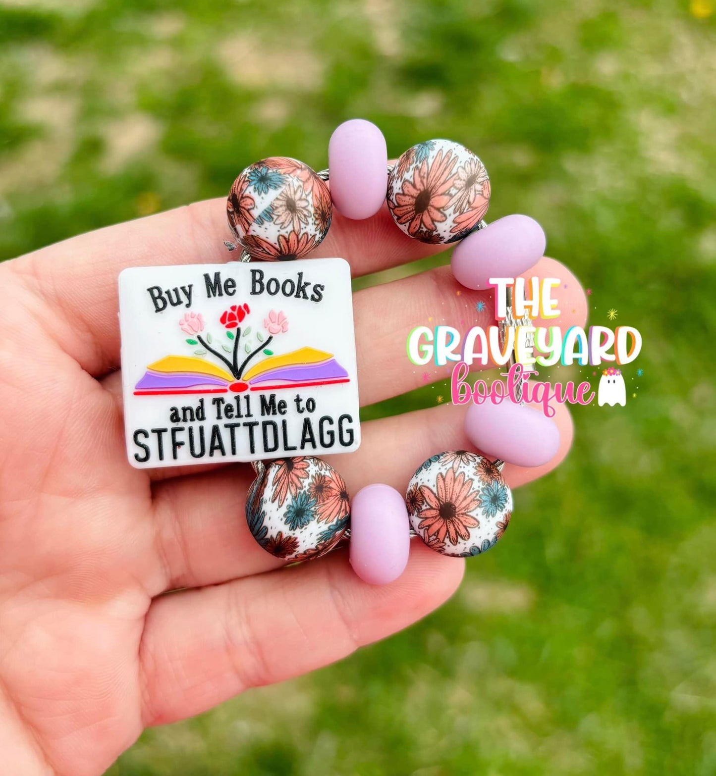 Buy Me Books & Tell Me To STFUATTDLAGG Tumbler Charm