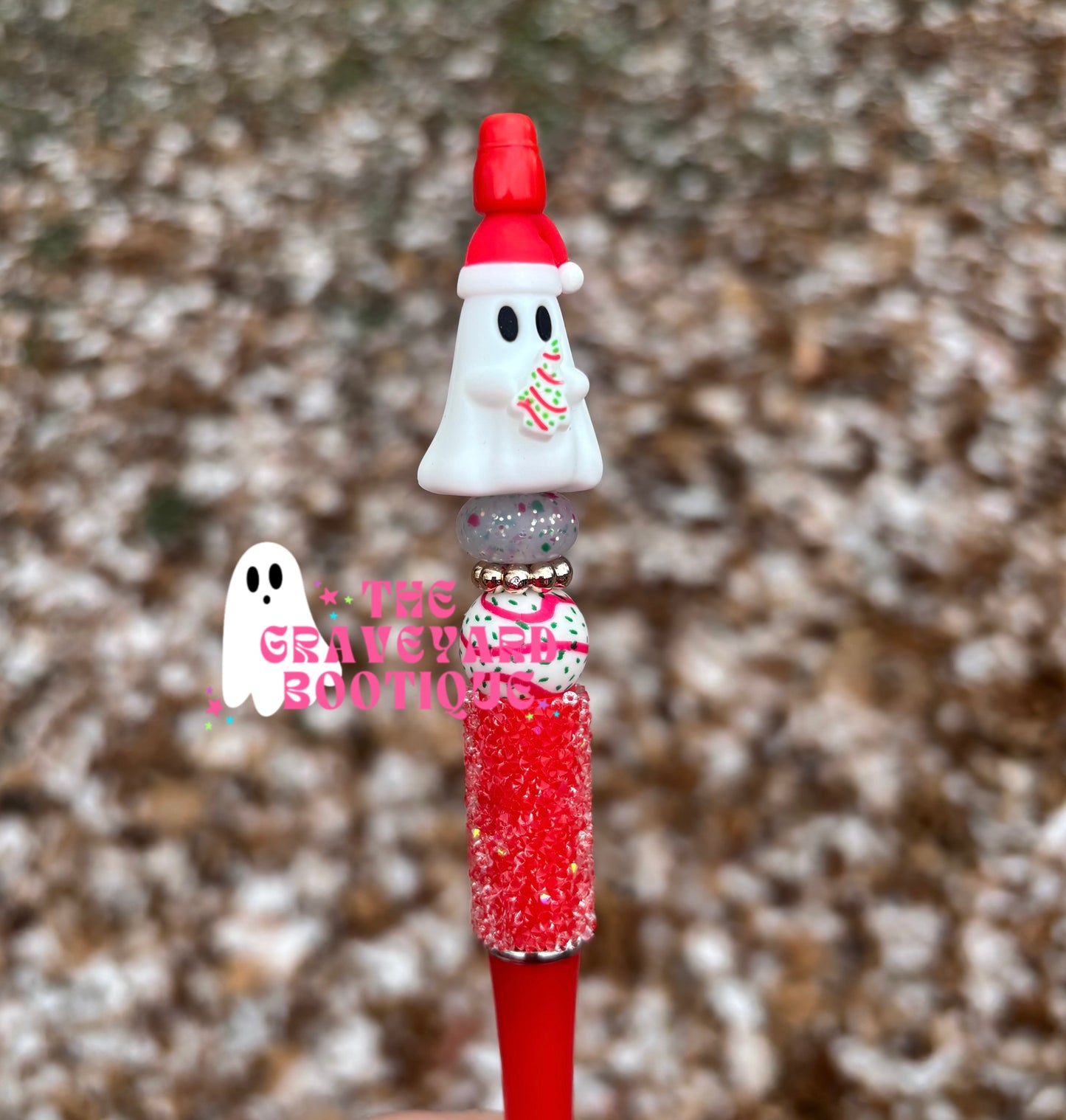 Christmas Cake Ghost Pen