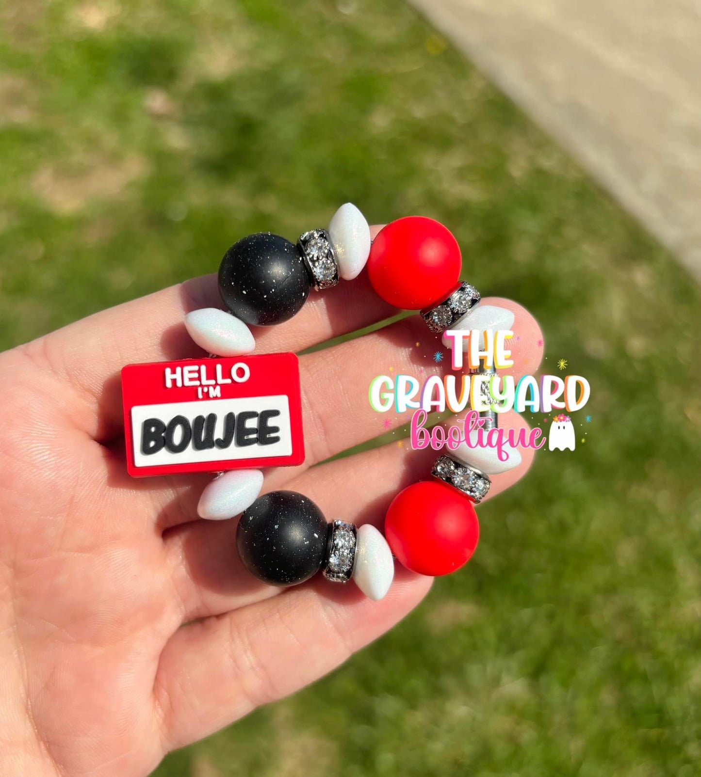 Hello I’m Boujee Tumbler Charm