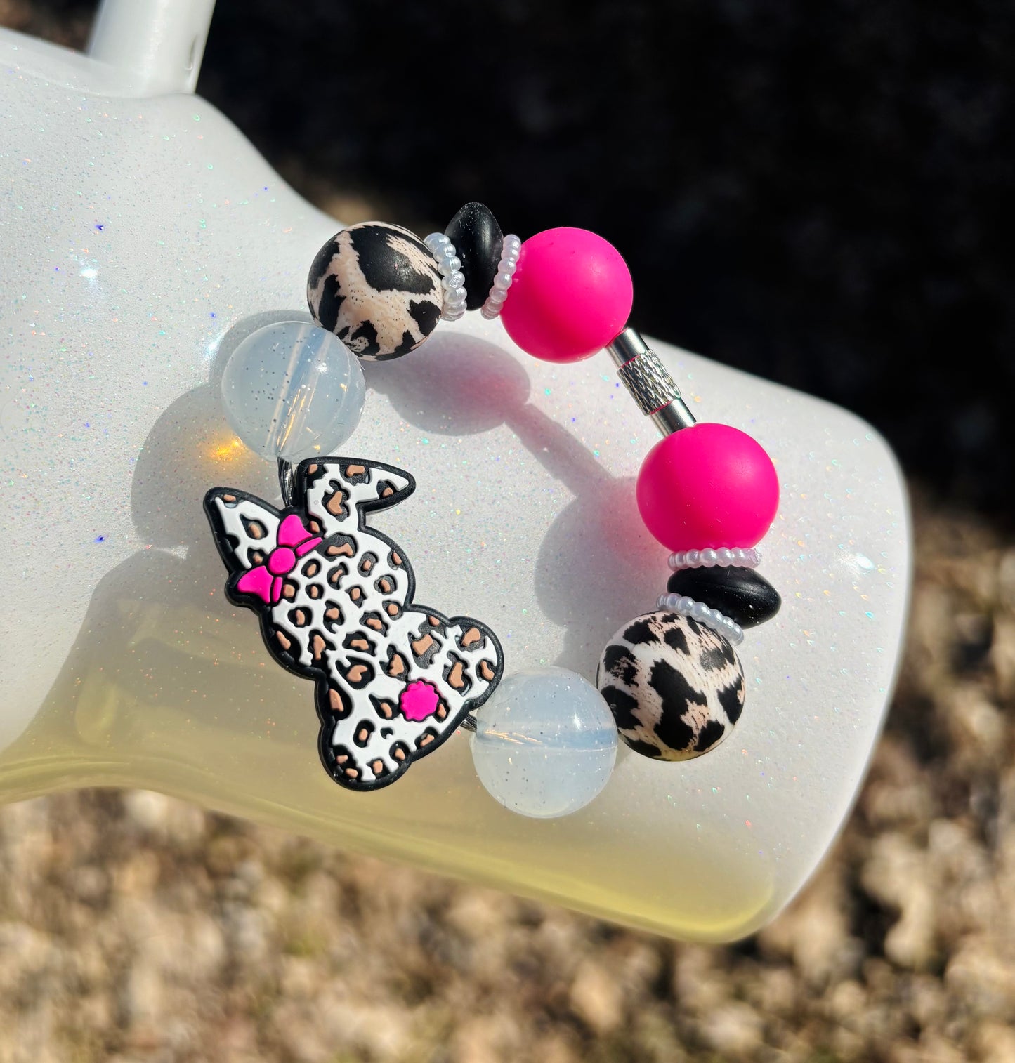 Leopard Bunny Charm