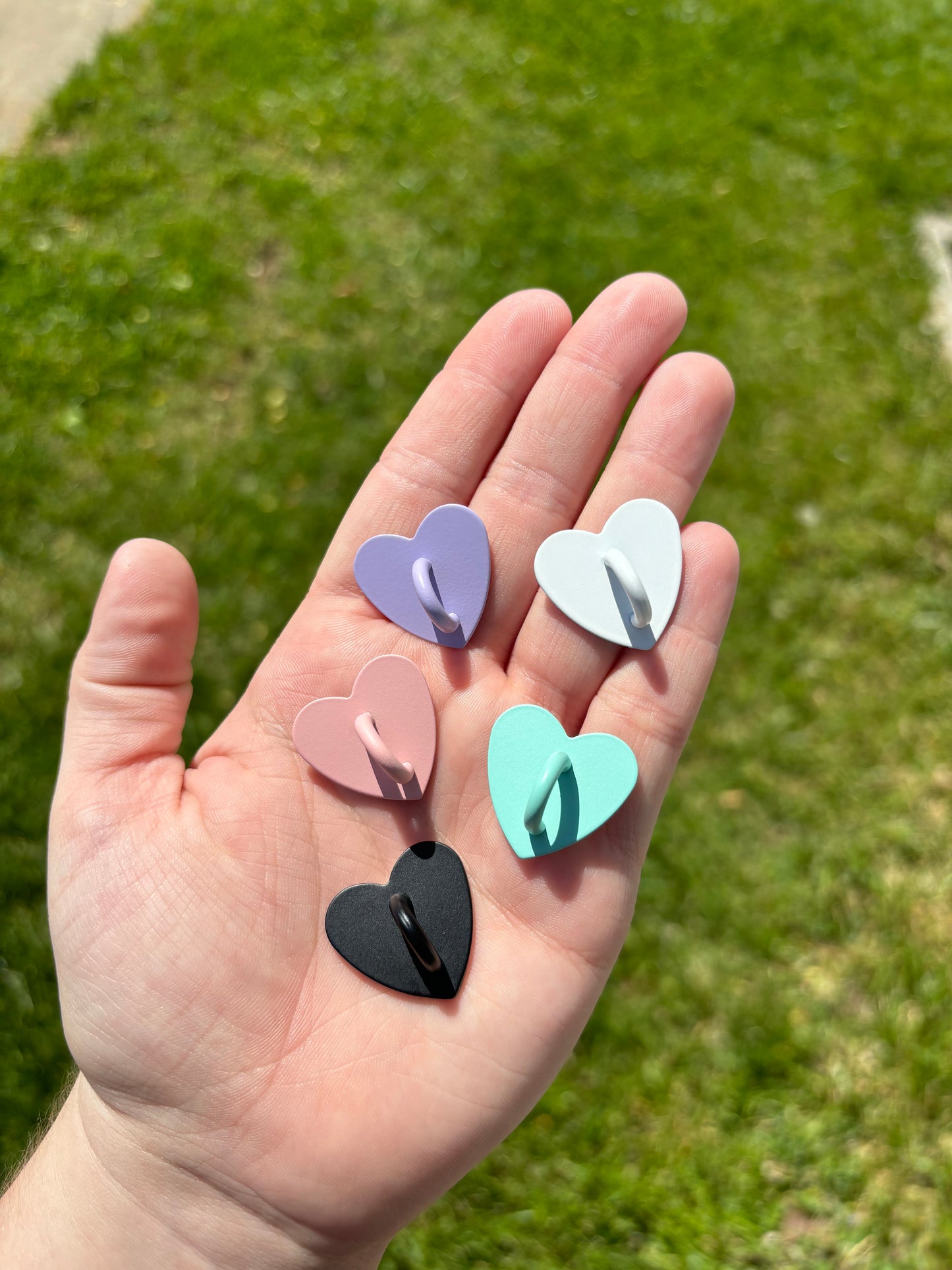 Adhesive Heart Keychain Adapters- Read Description ❣️