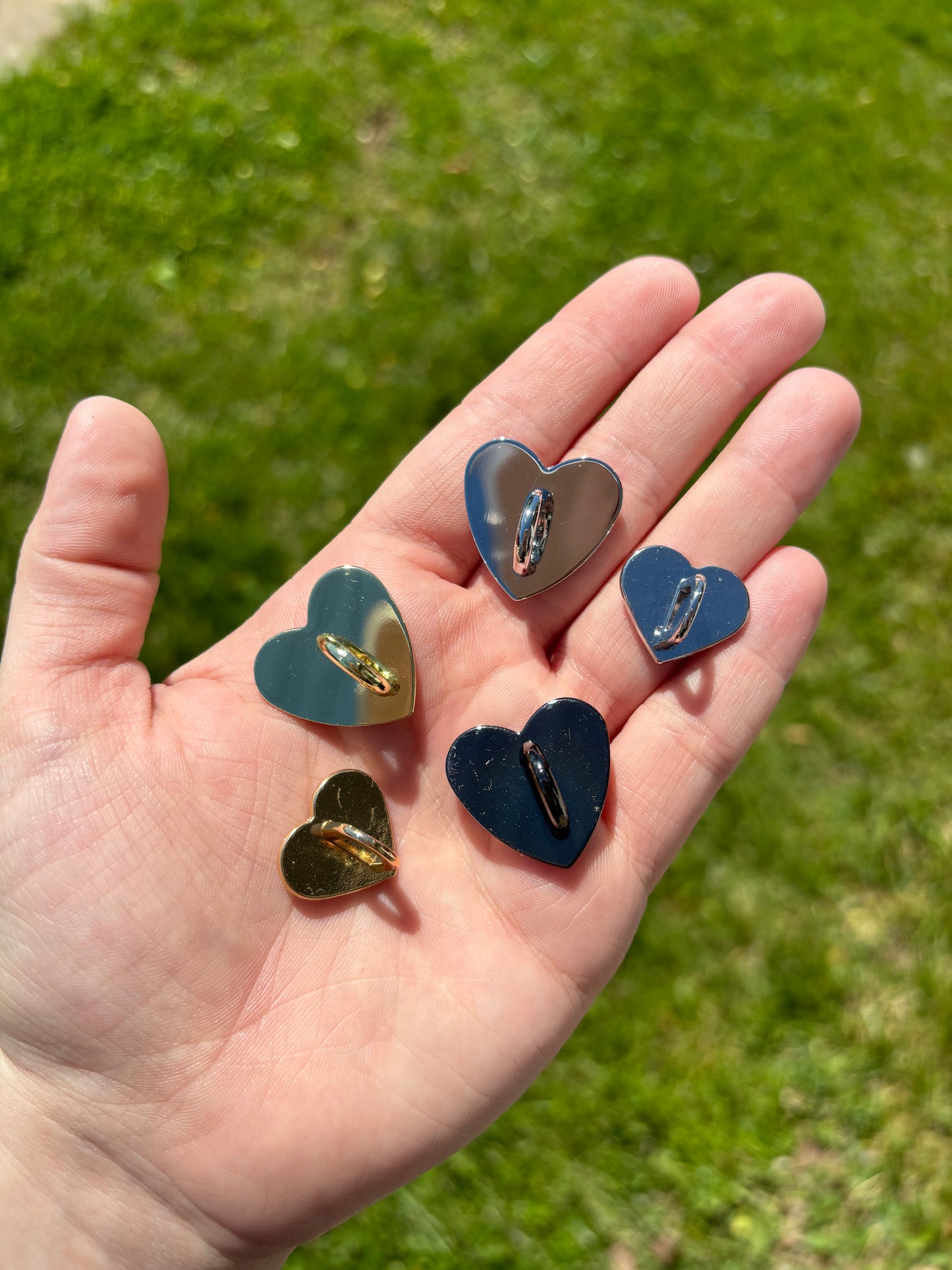 Adhesive Heart Keychain Adapters- Read Description ❣️