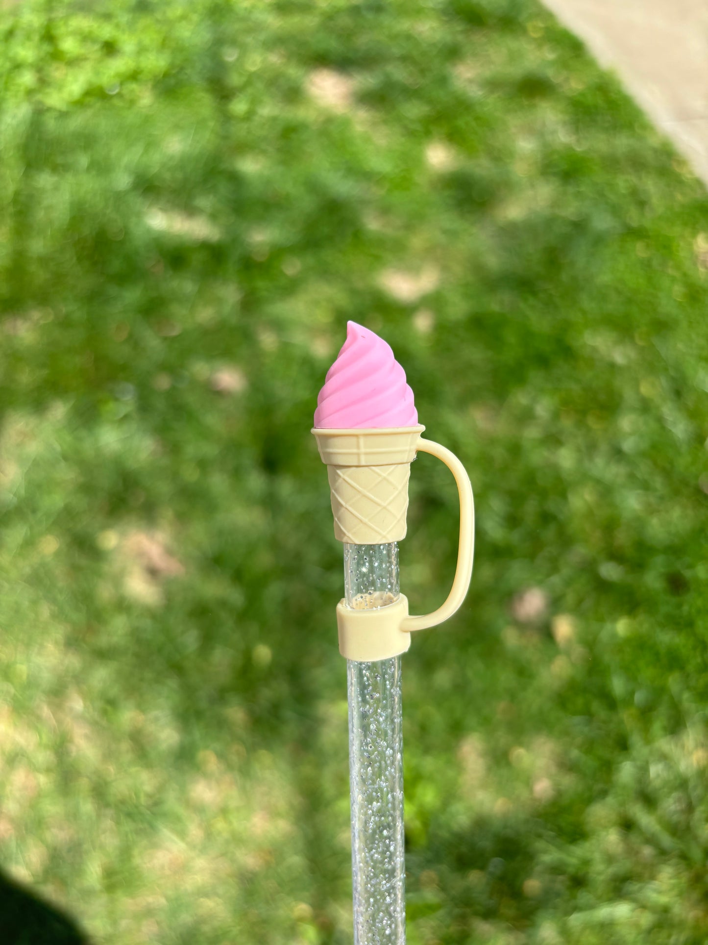 Ice Cream Cone Straw Topper