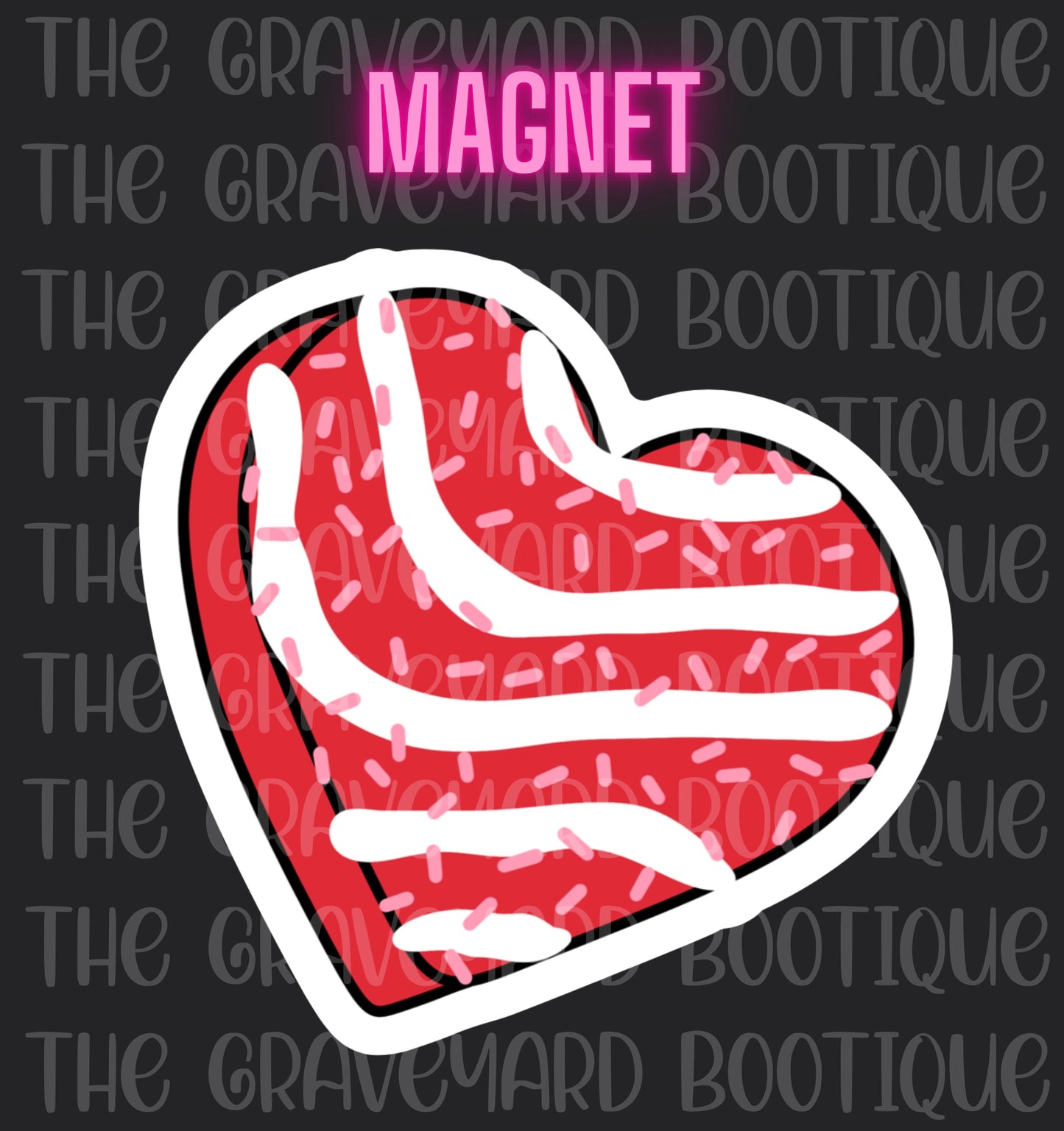 Valentines Cake Magnet