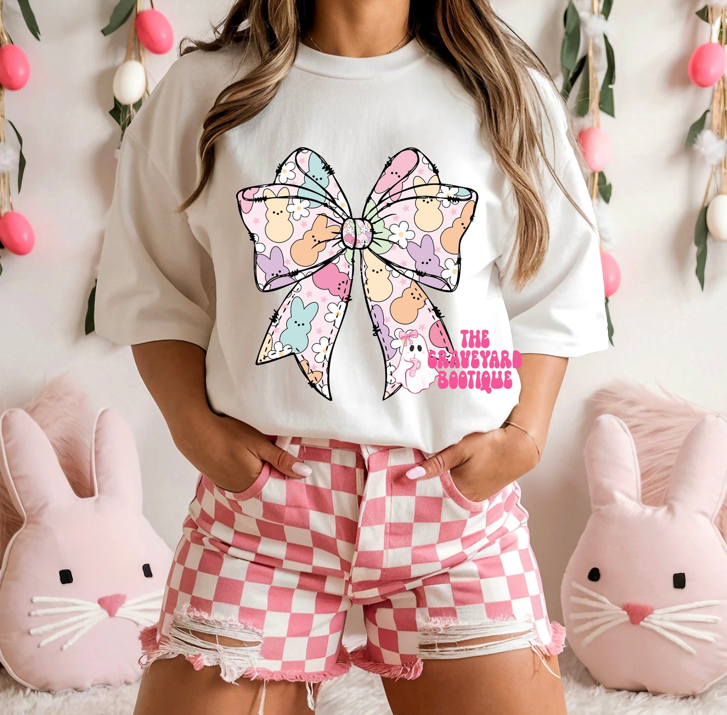 Peeps Bow Tee