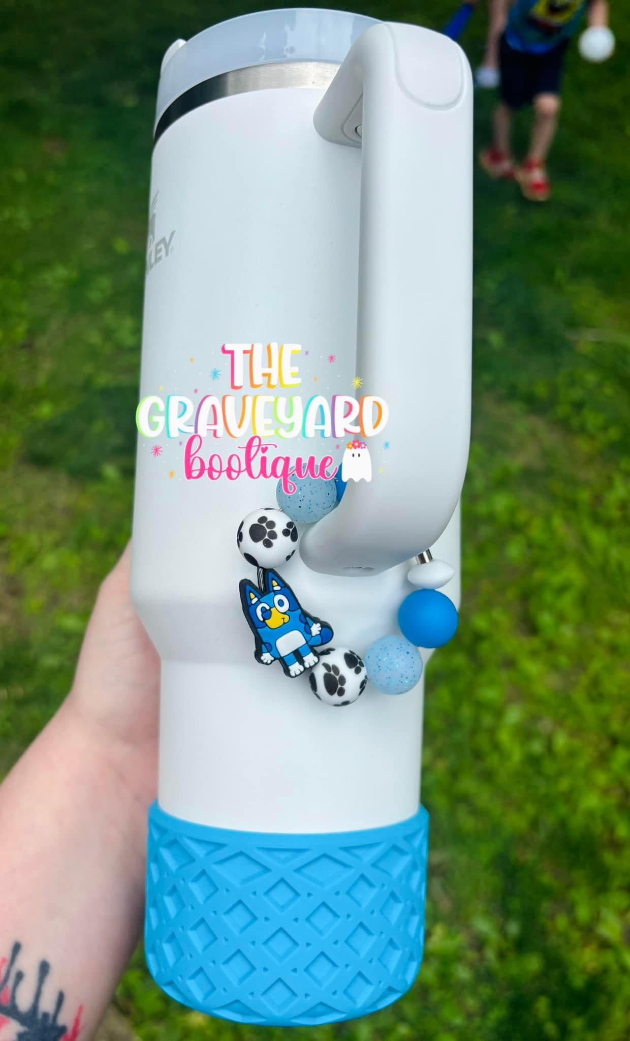 Blue Dog Tumbler Charm