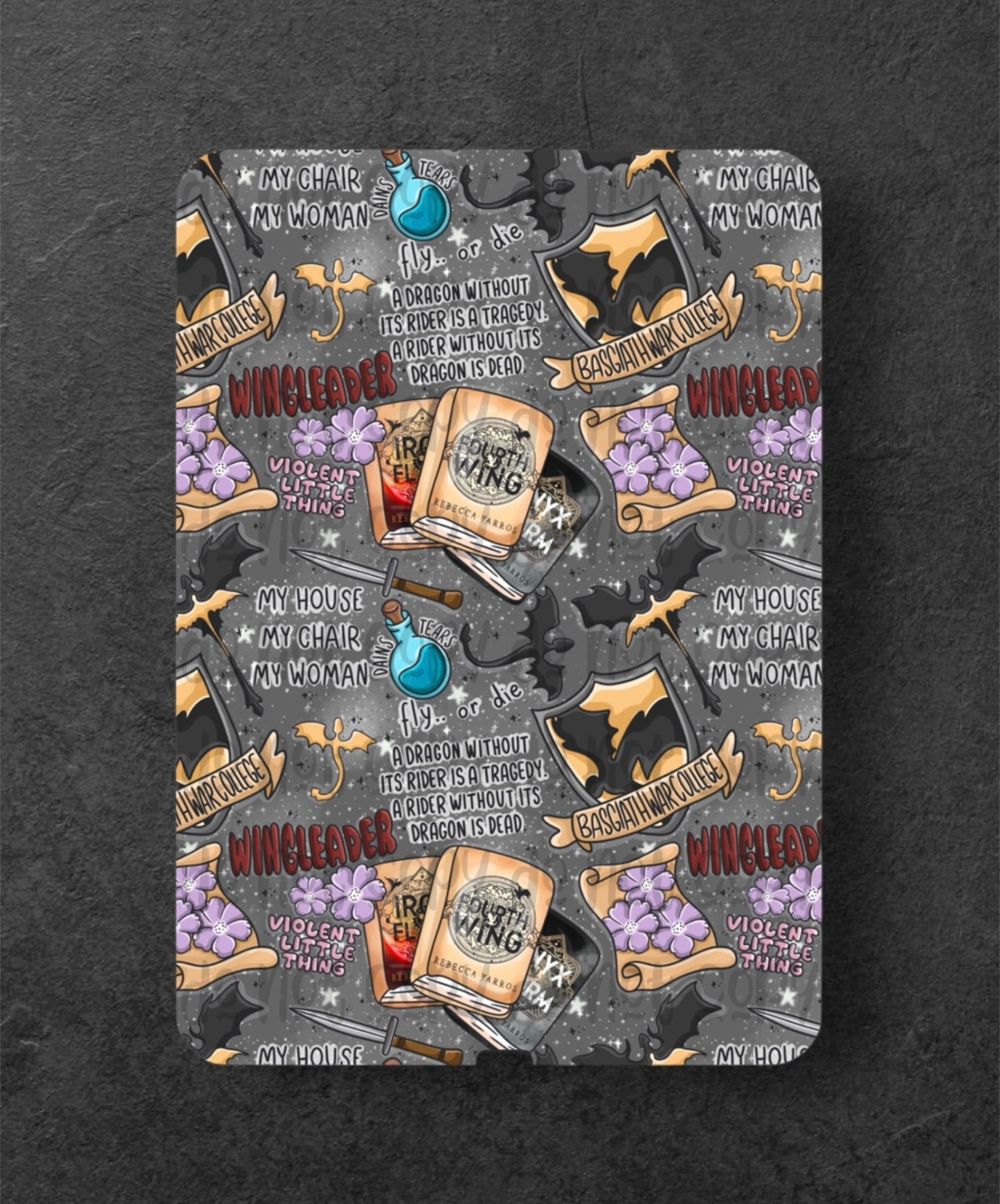 Fourth Wing Kindle Insert