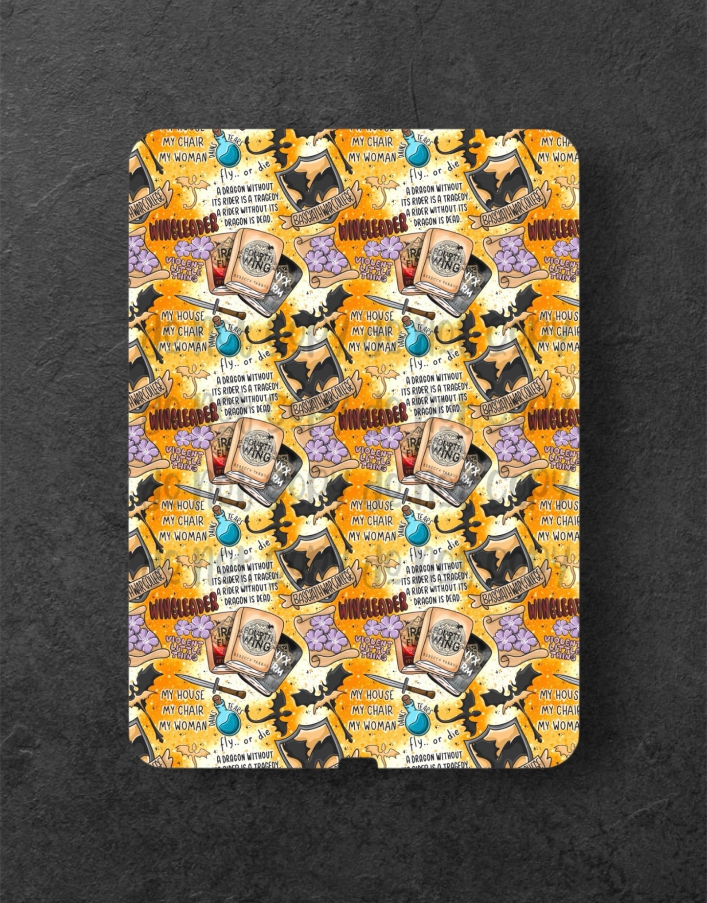 Fourth Wing Kindle Insert