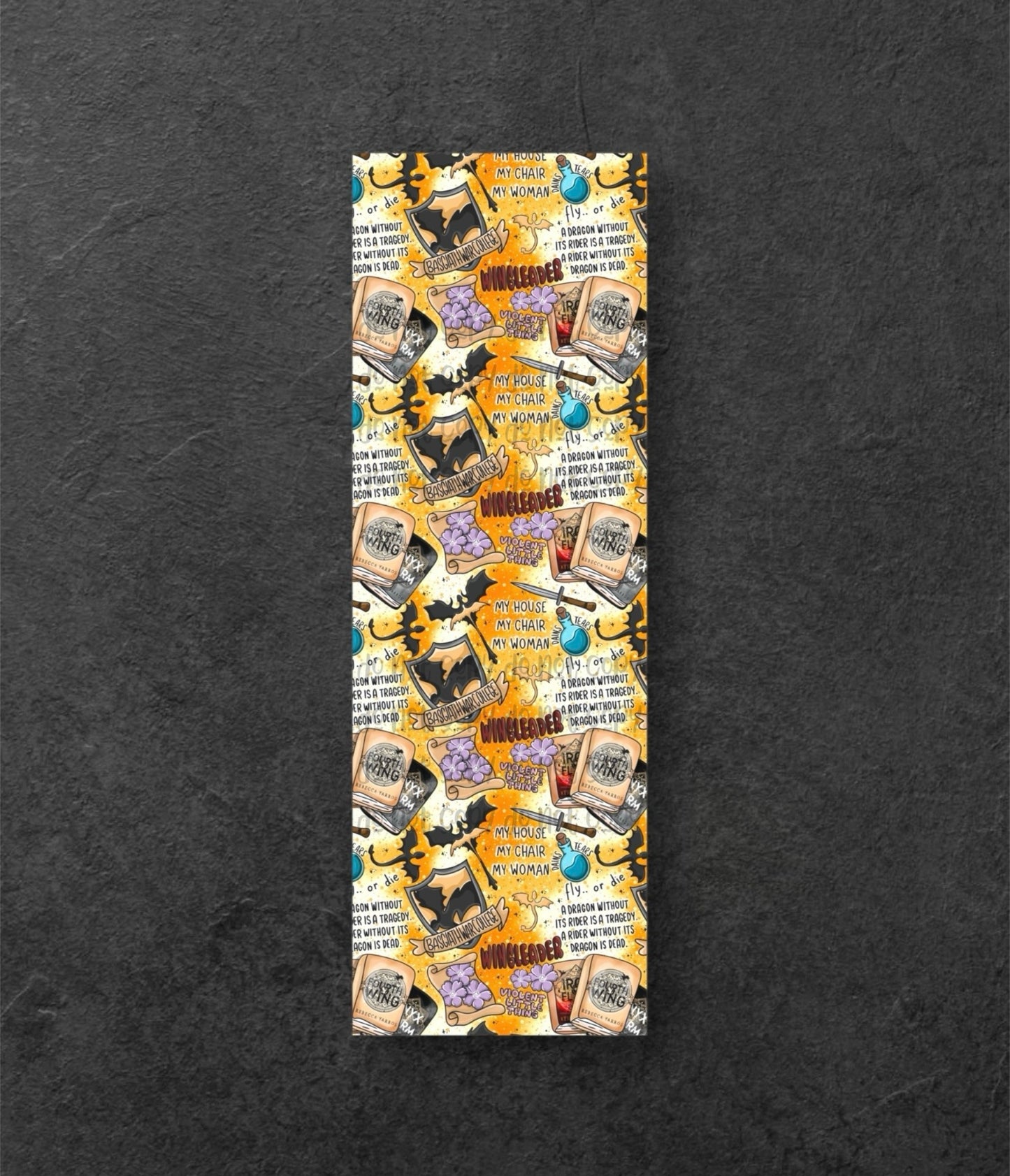 Fourth Wing Bookmark - 2x6in