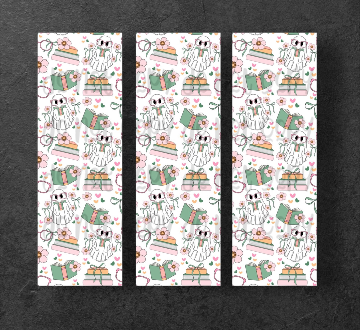 Bookish Ghost Bookmark - 2x6in