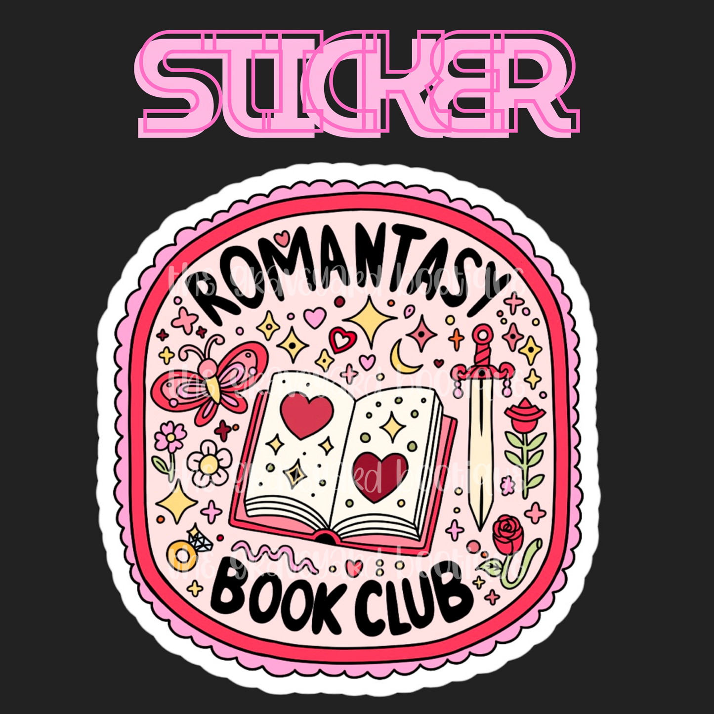 Romantasy Book Club Sticker