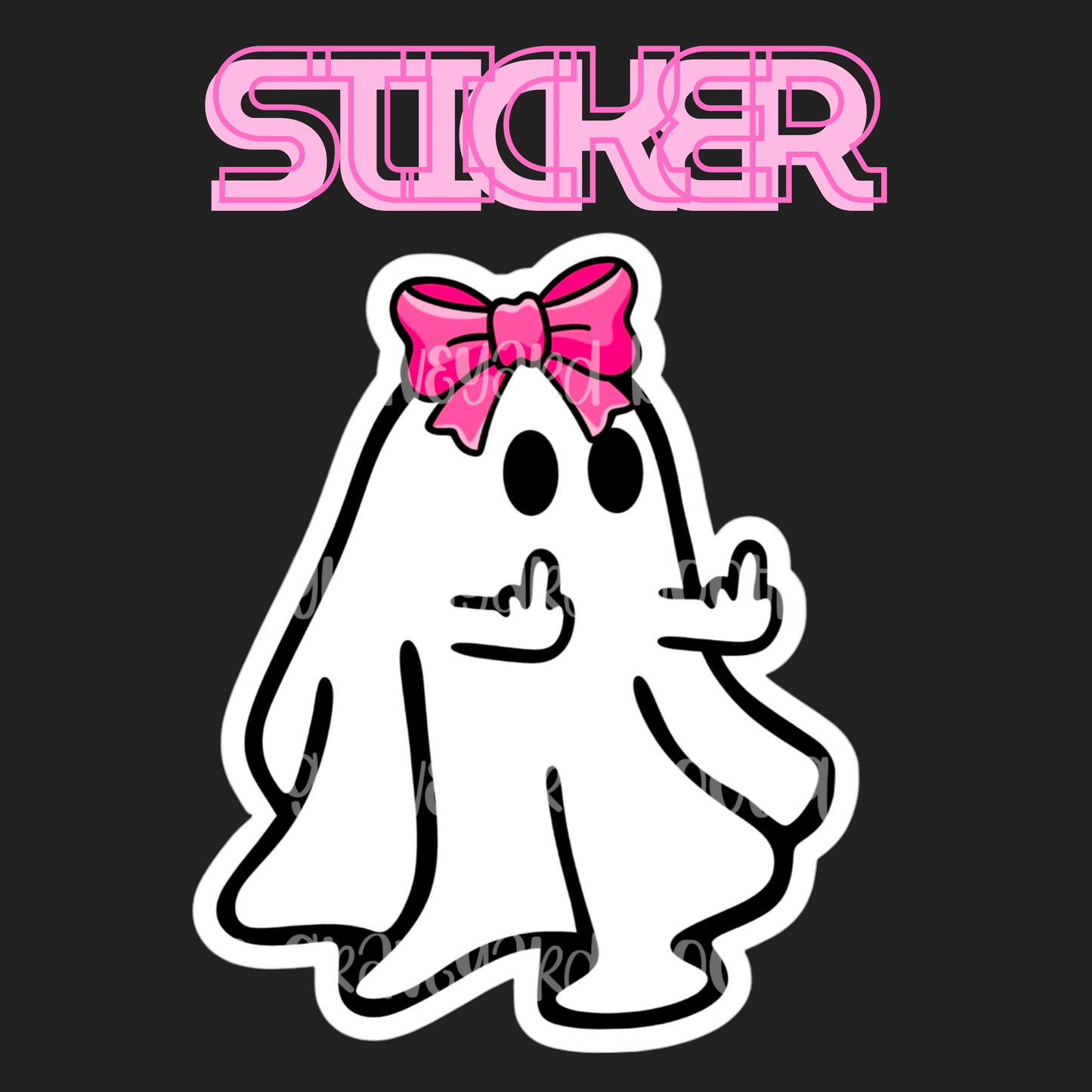 Classy F*cking Ghoul Sticker