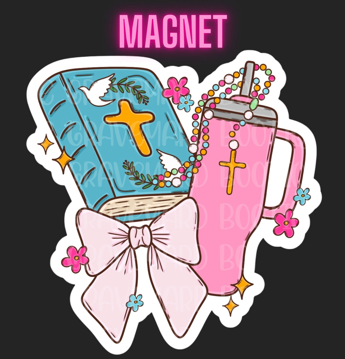 Faith Stanley Bible Magnet