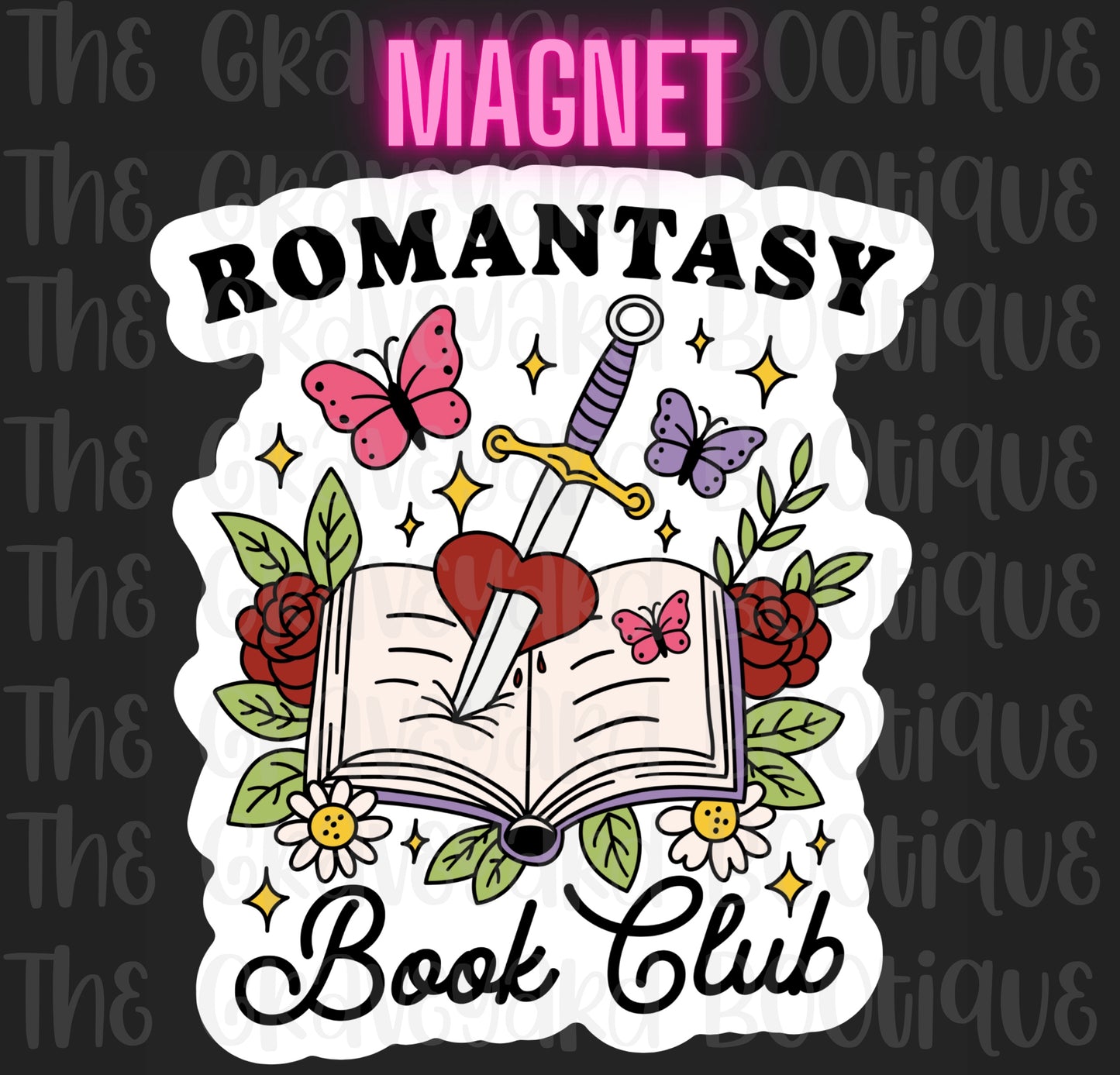 Romantasy Book Club Magnet