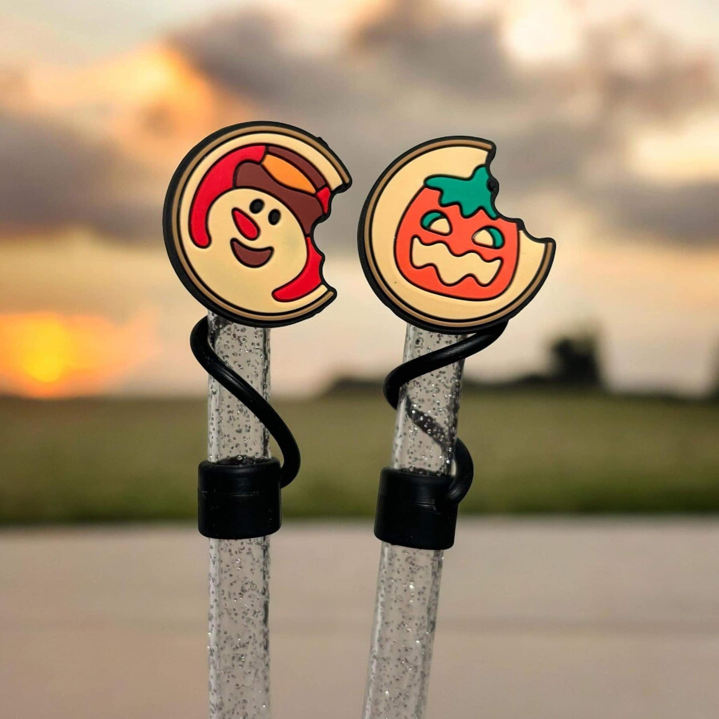 Holiday Cookie Straw Topper