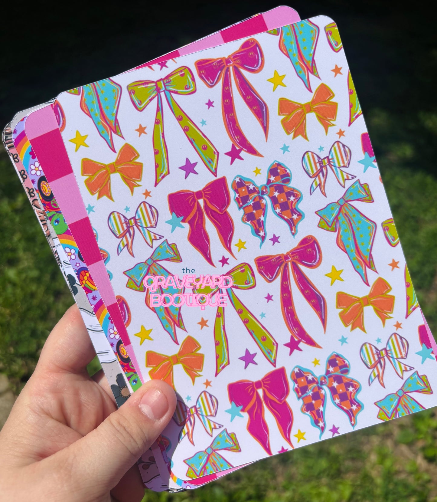 Neon Bows Kindle Insert