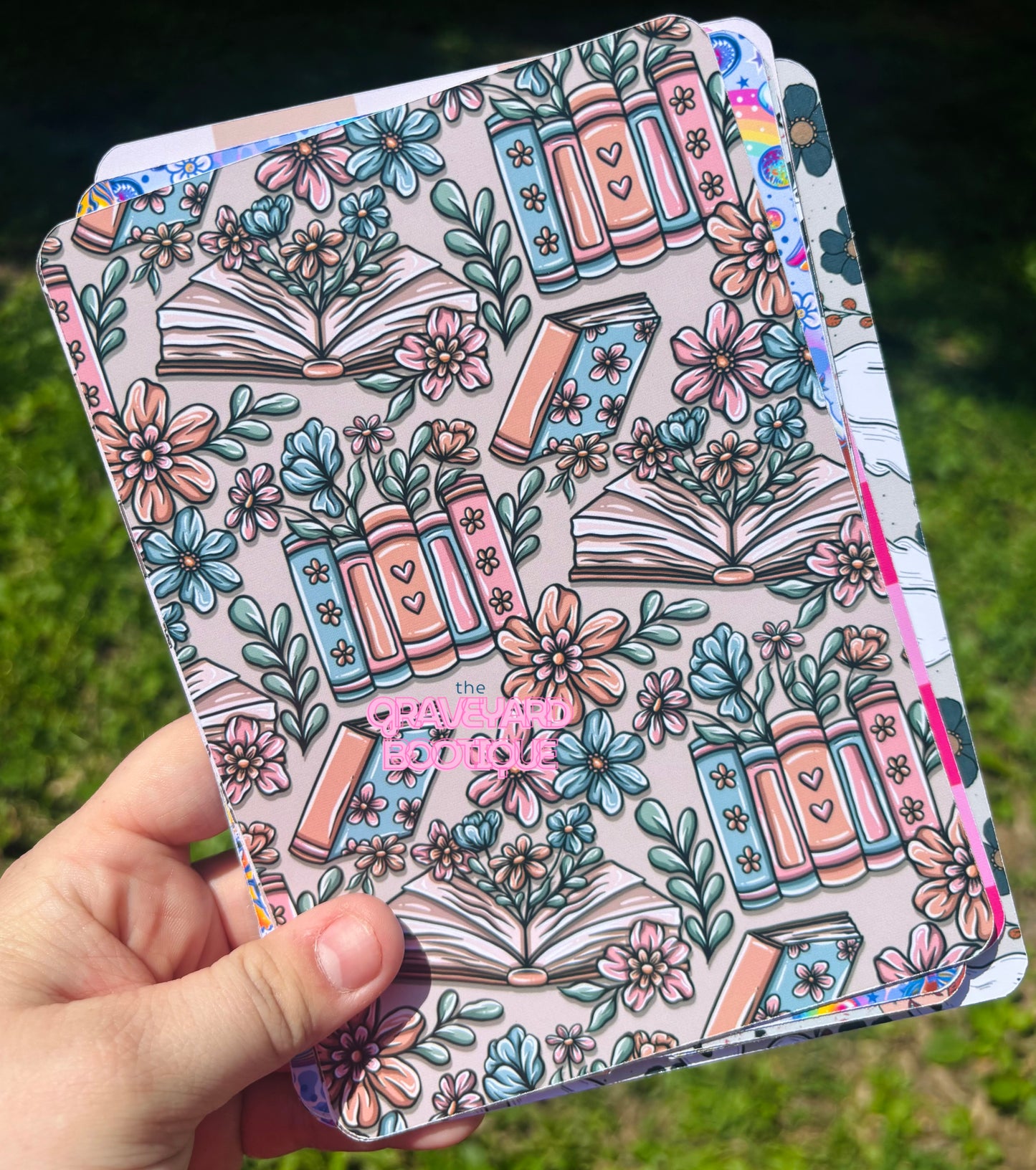 Floral Books Kindle Insert