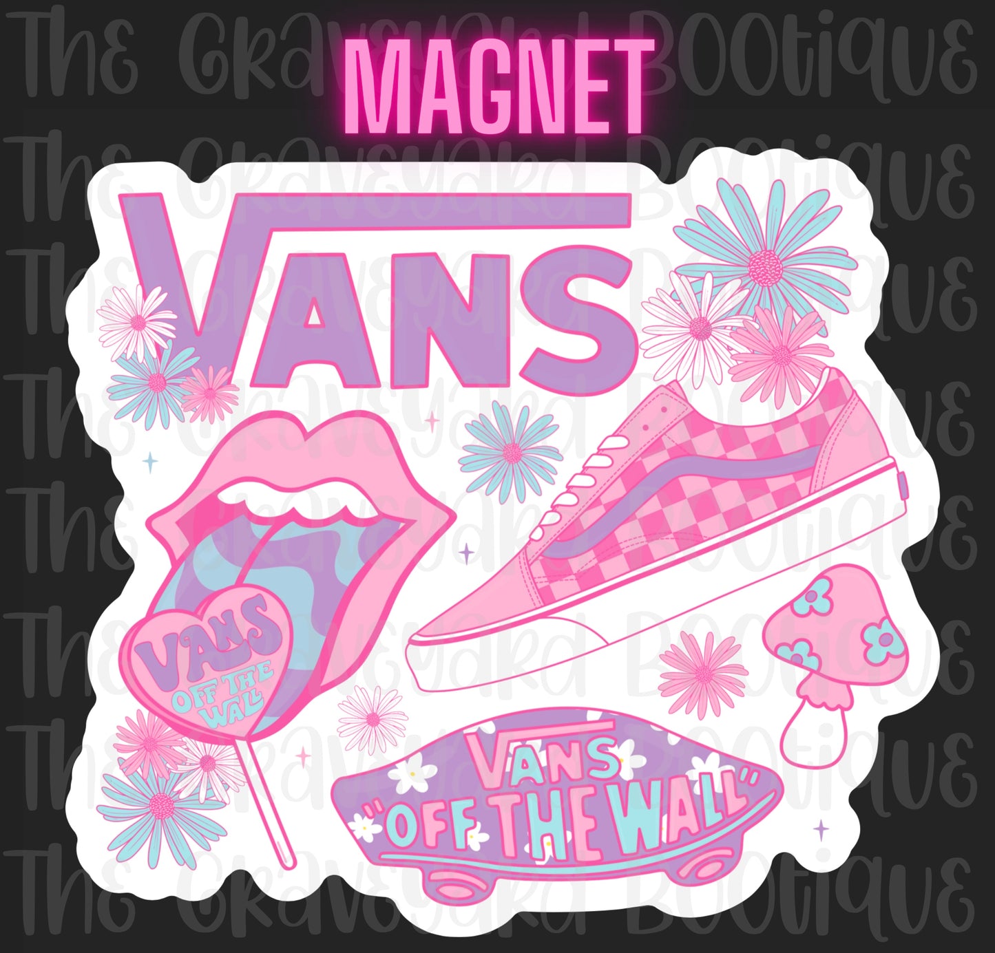 Boujee Vans Magnet