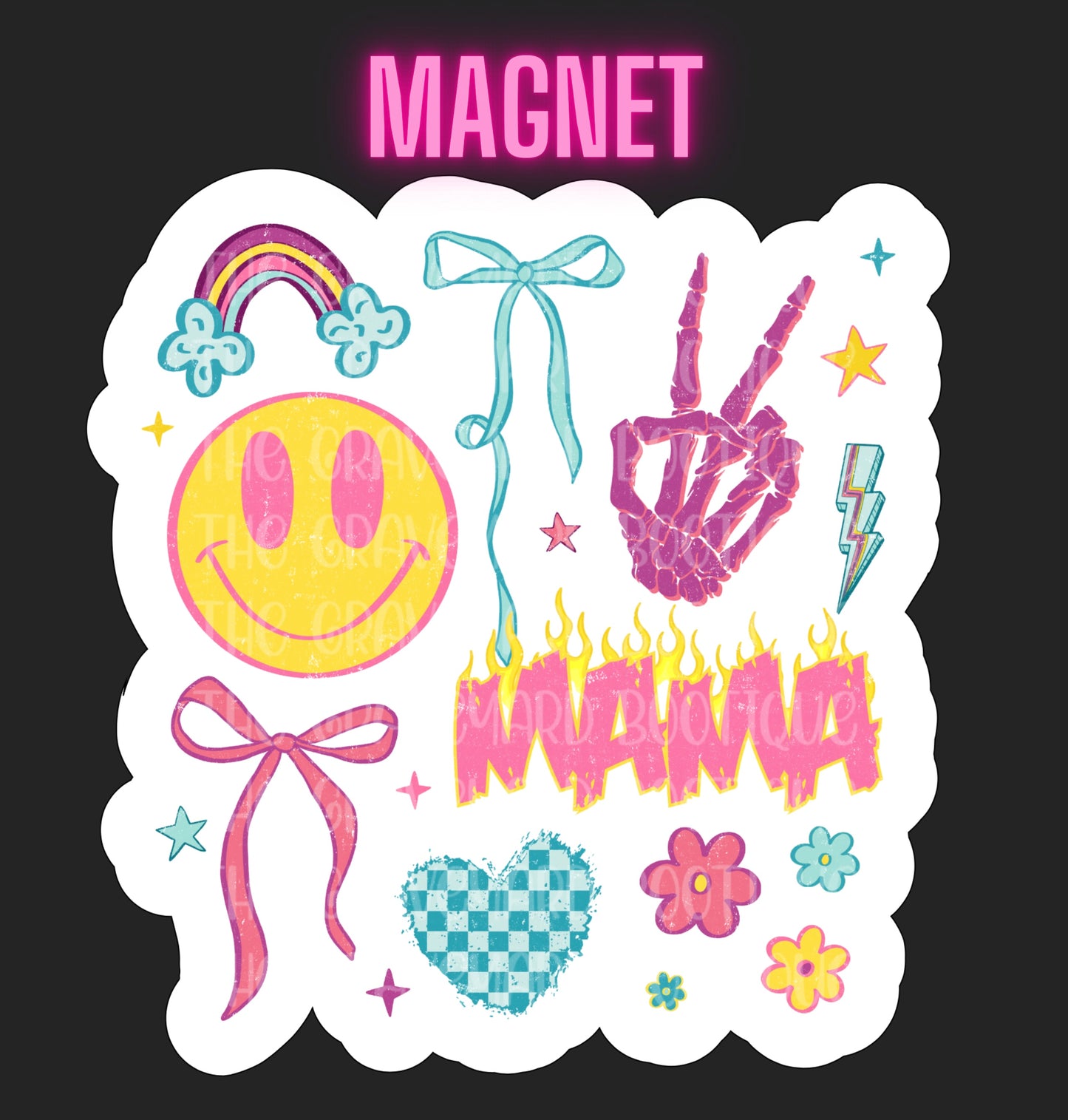 Retro Mama Magnet