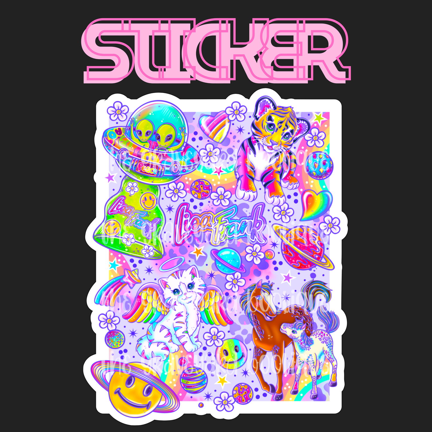 Lisa Frank Sticker