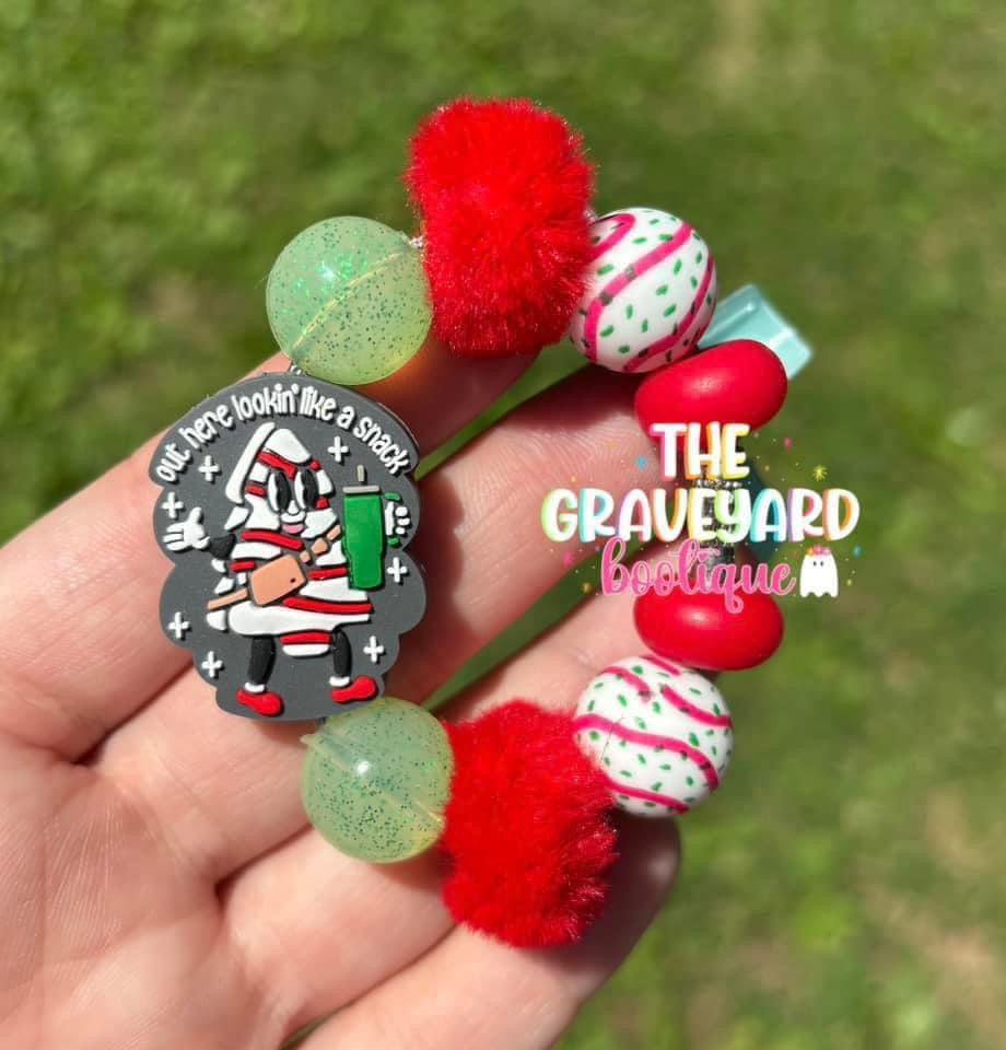 Out Here Looking Like A Snack Tumbler Charm