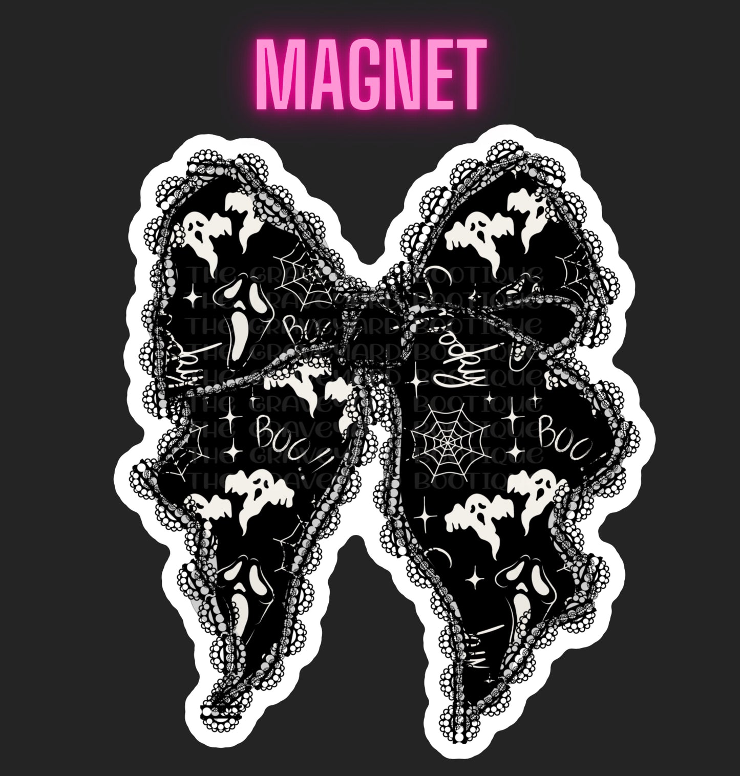 Horror Bow Magnet