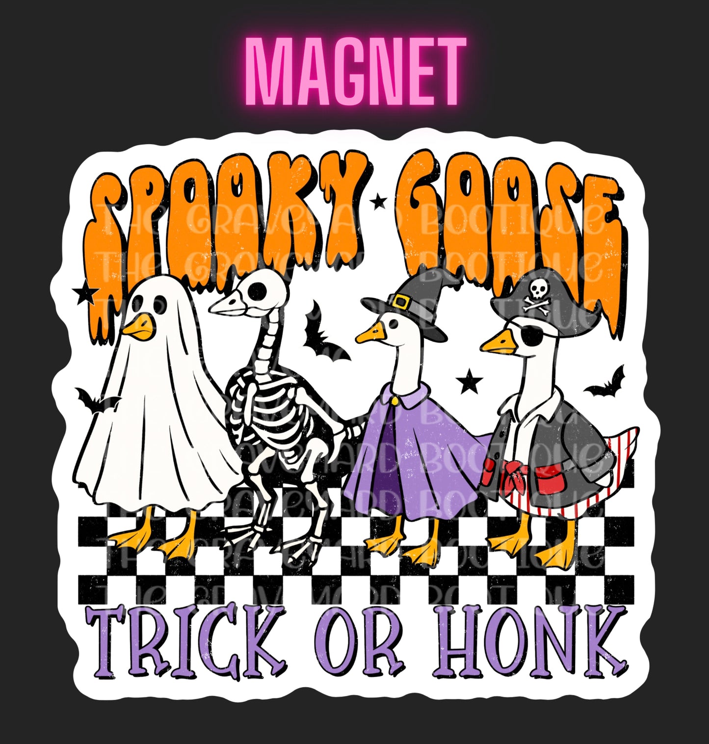 Spooky Goose Magnet