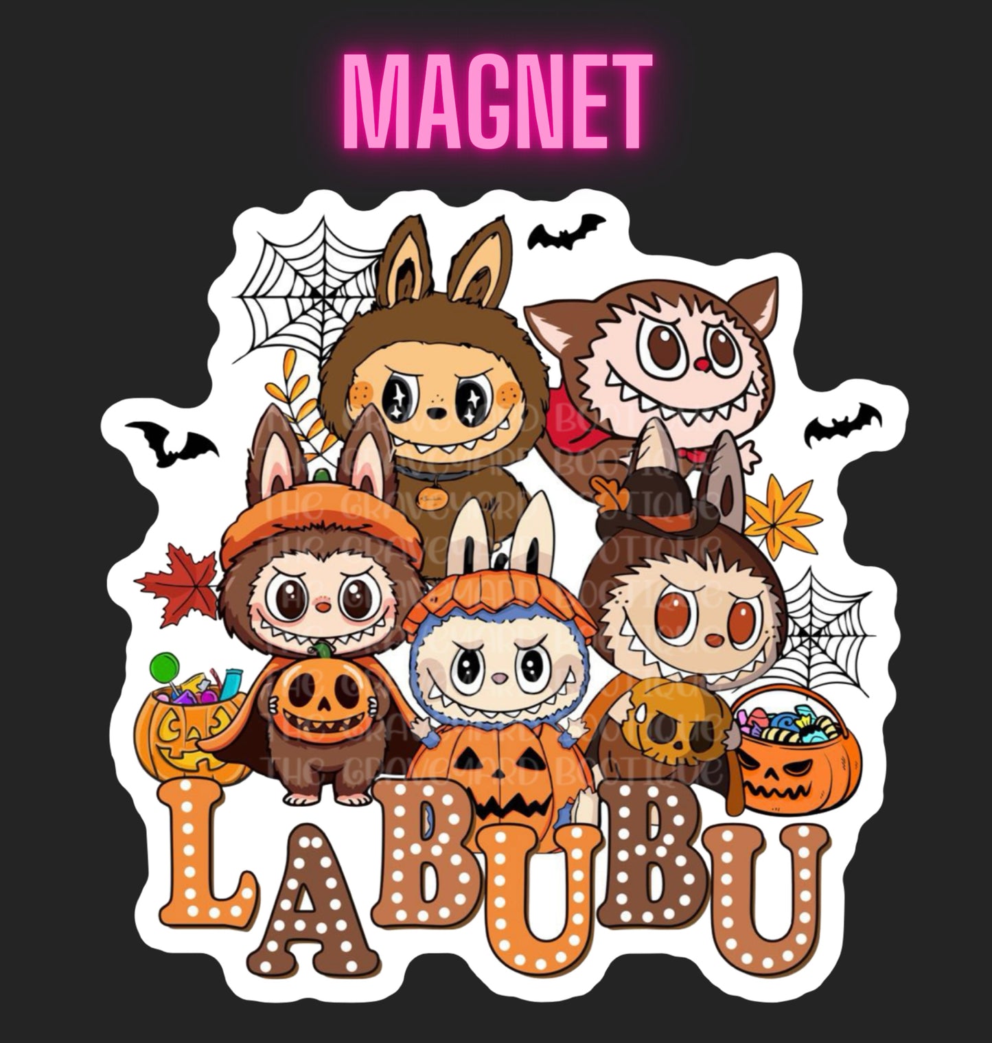 Halloween Labubu Magnet