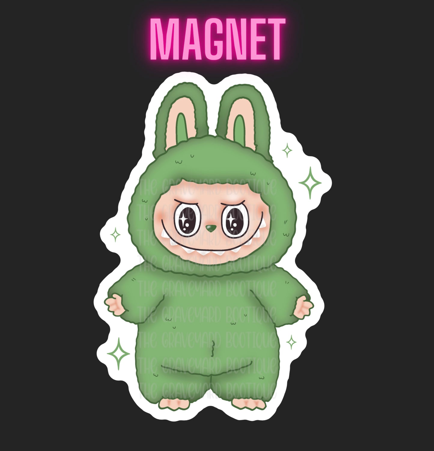 Labubu Macron Magnets