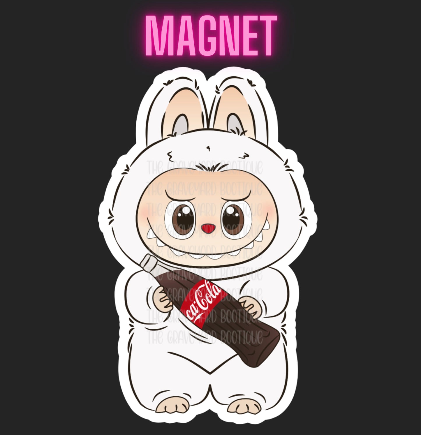 Coke Labubu Magnet