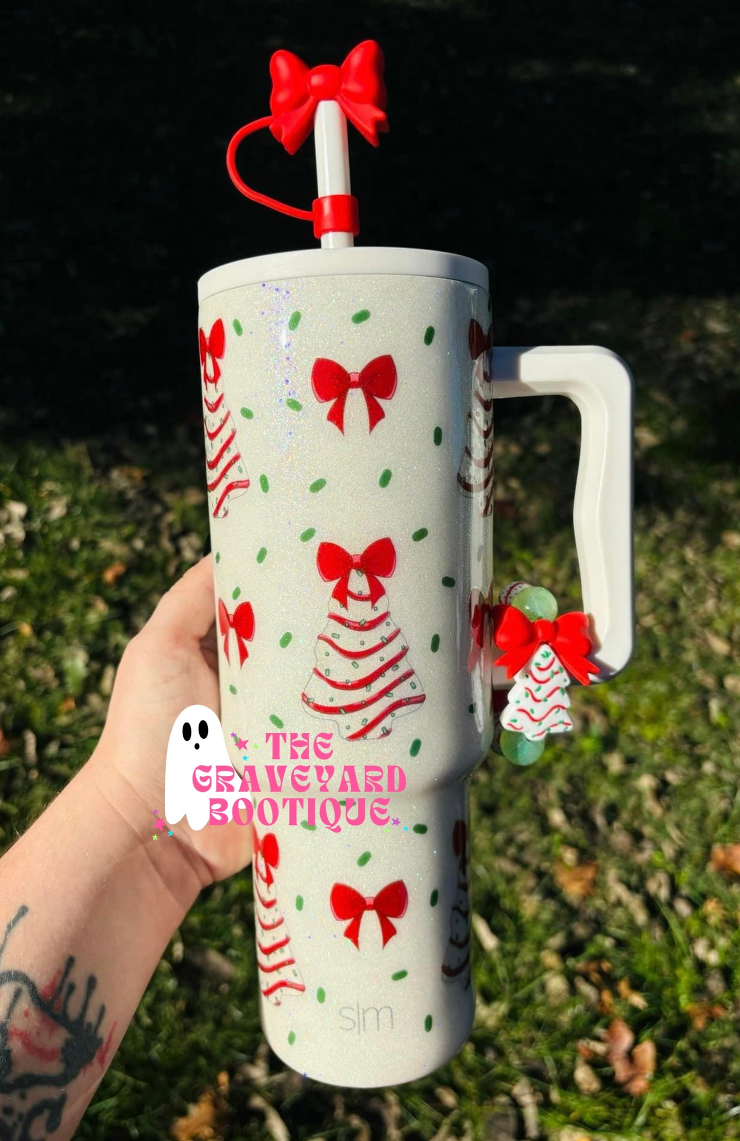 Bow Cake Epoxy Tumbler