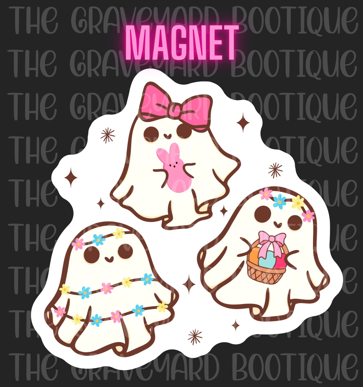 Easter Ghosties Magnet