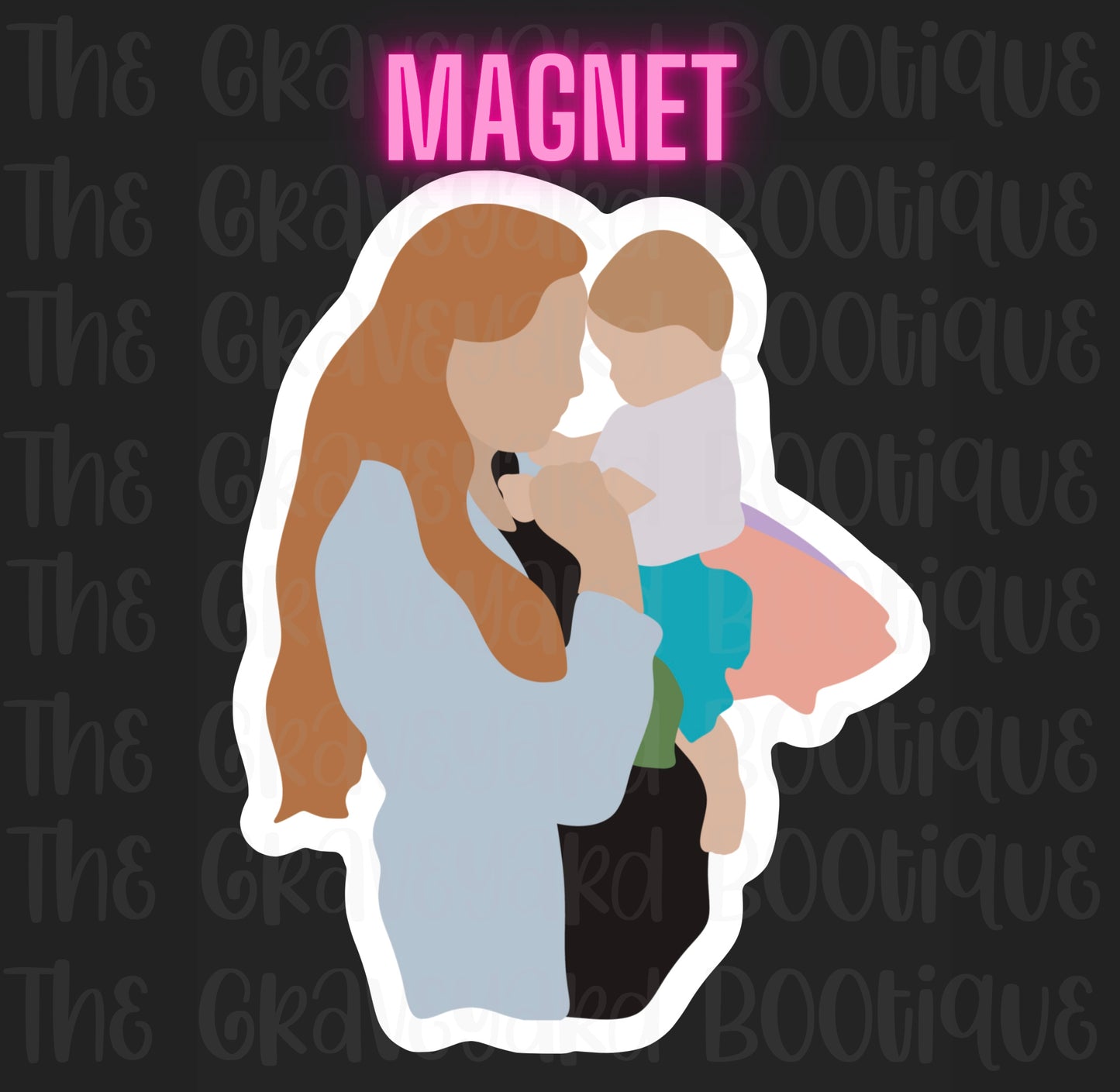 Custom Doodle Portrait Magnet - Read Description ❣️