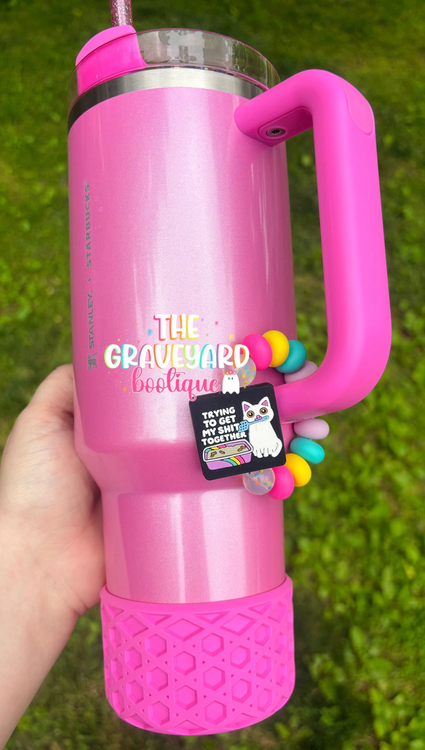 Trying To Get My Shit Together Tumbler Charm