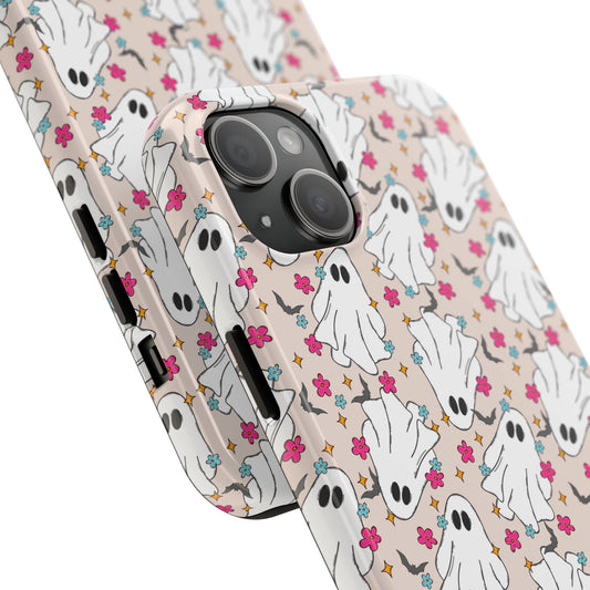 Groovy Floral Ghost iPhone Case - Regular