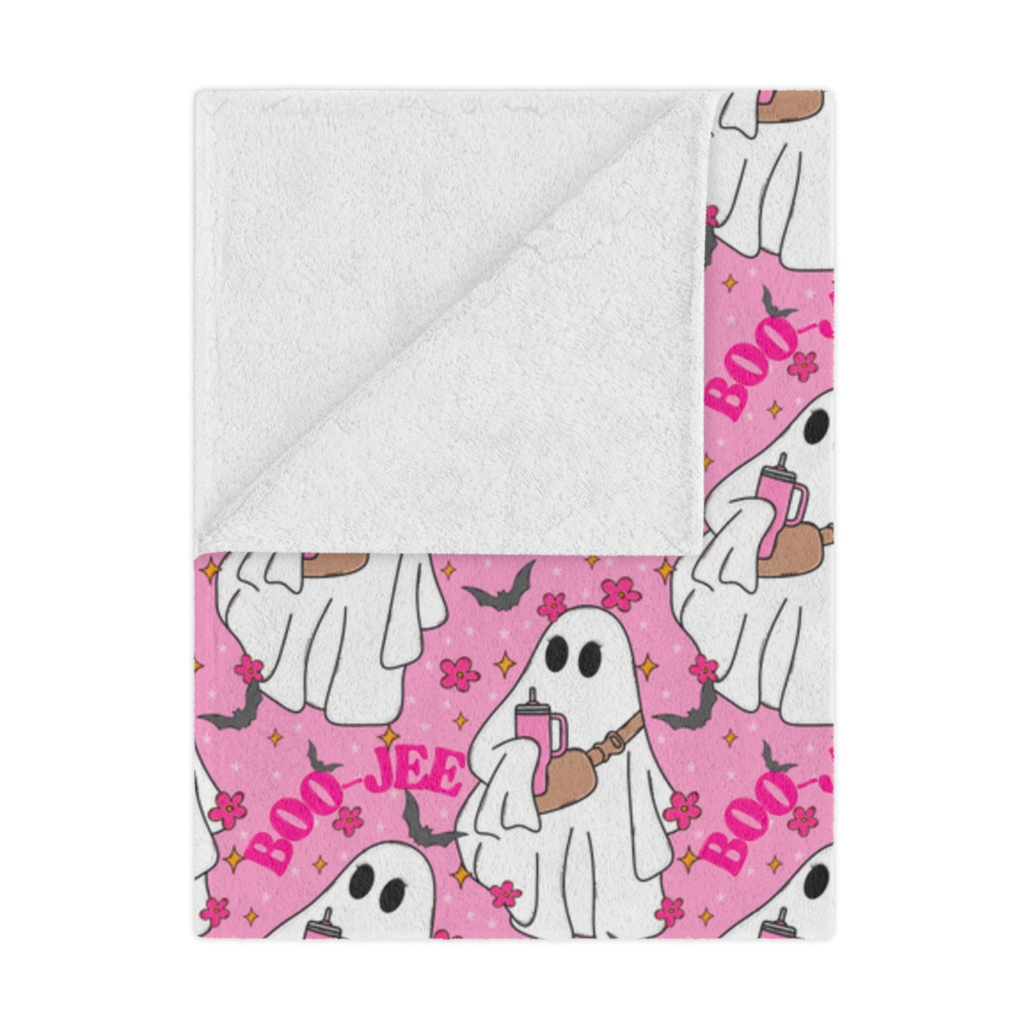 Boojee Ghost Minky Polyester Blanket