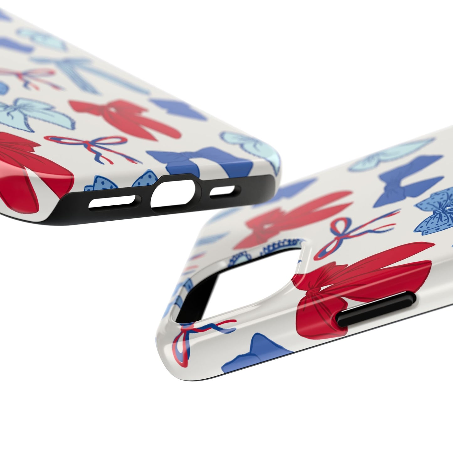 Red White & Bowjee iPhone Case - Regular