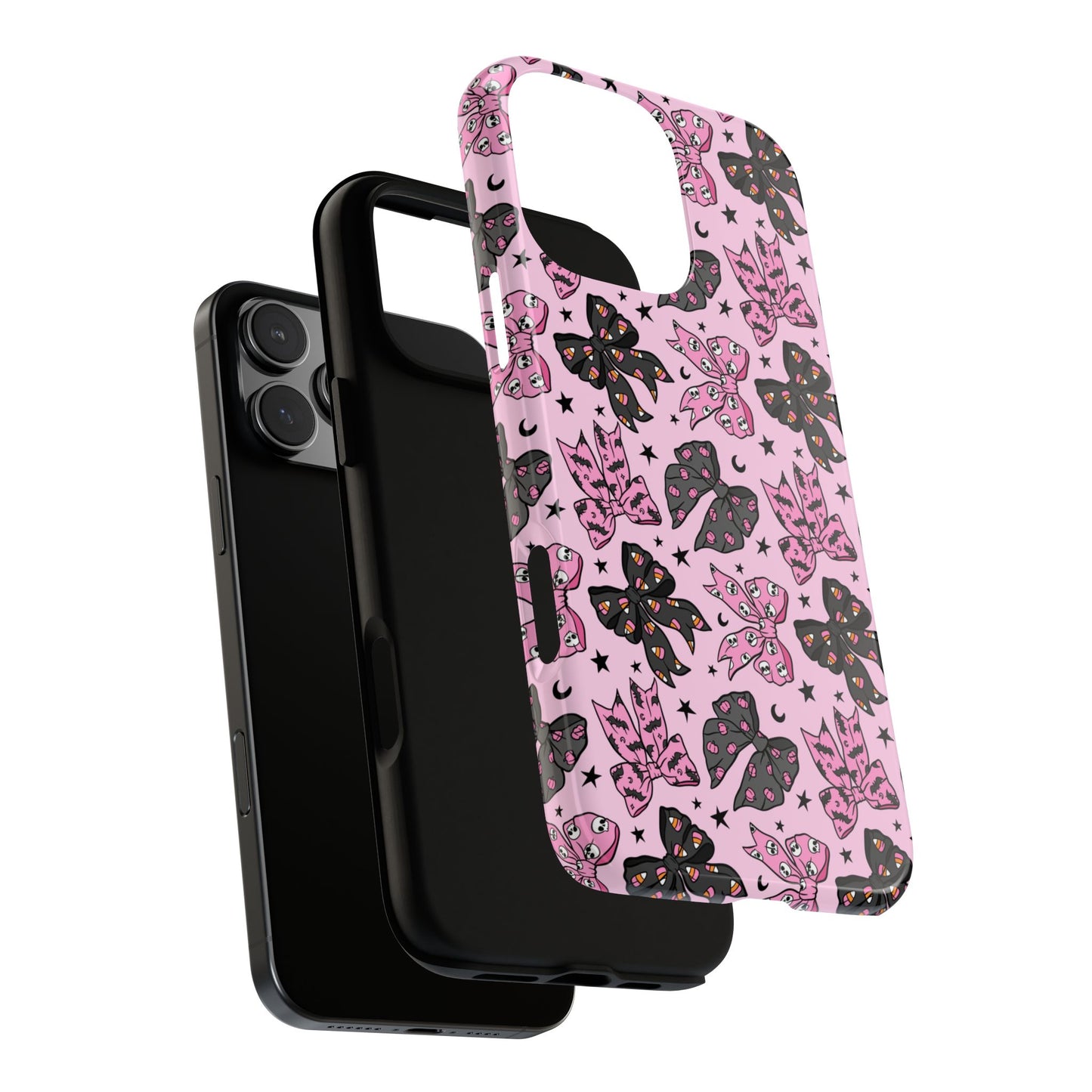 Pink Halloween Bows iPhone Case - Regular