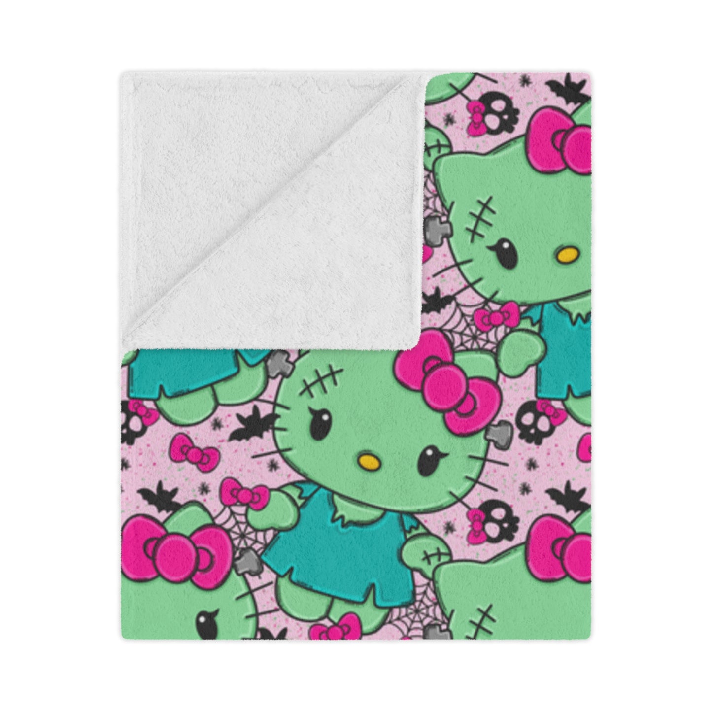 Frankenkitty Minky Polyester Blanket