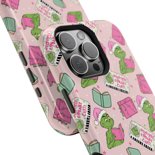 Grinchy & Bookish iPhone Case - Magsafe